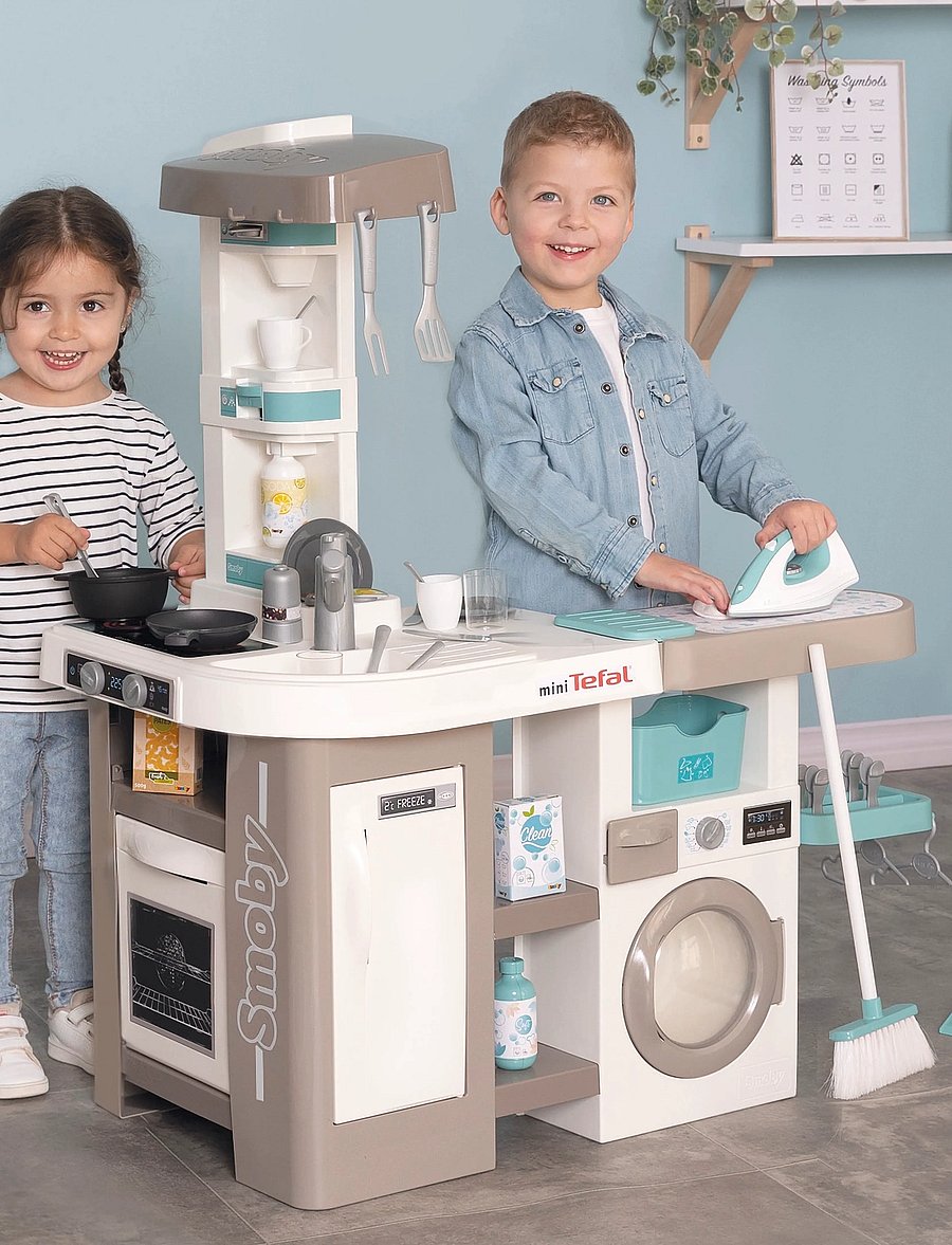 Smoby - Smoby Tefal Studio Arbetskök - rengøringsudstyr - multicolor - 0