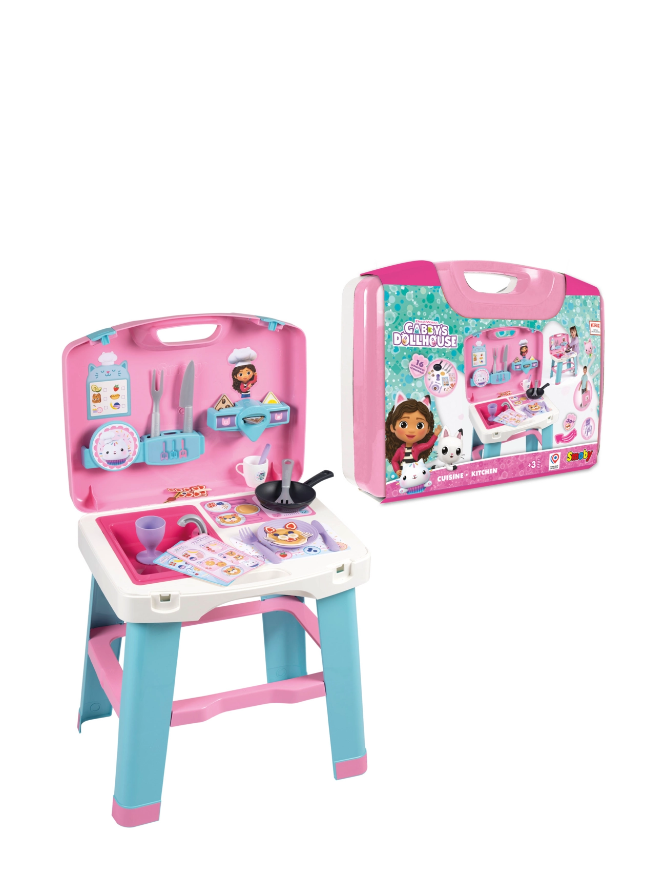 Smoby - Smoby Gabby Kitchen - spielzeugküchen - pink - 1