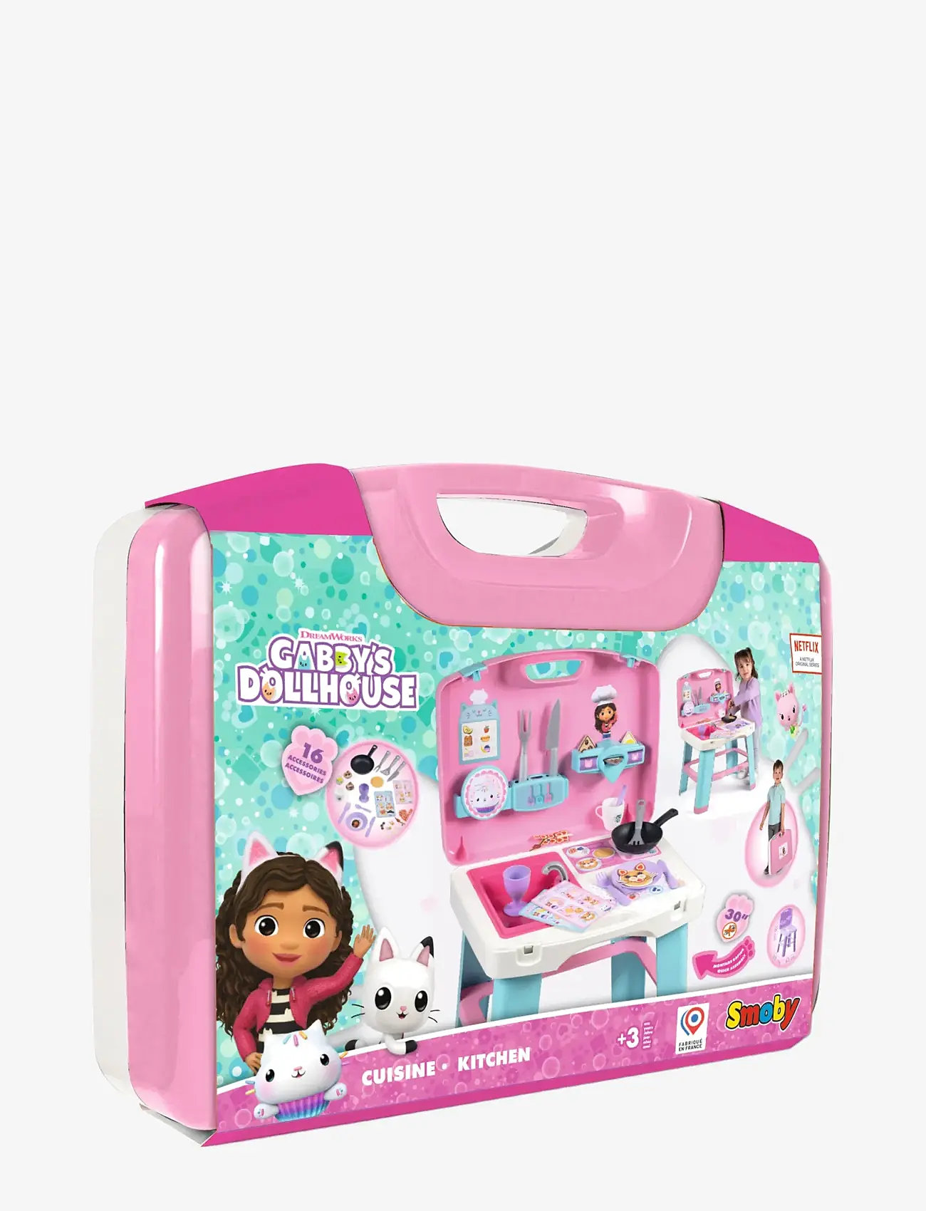 Smoby - Smoby Gabby Kitchen - legekøkkener - pink - 2