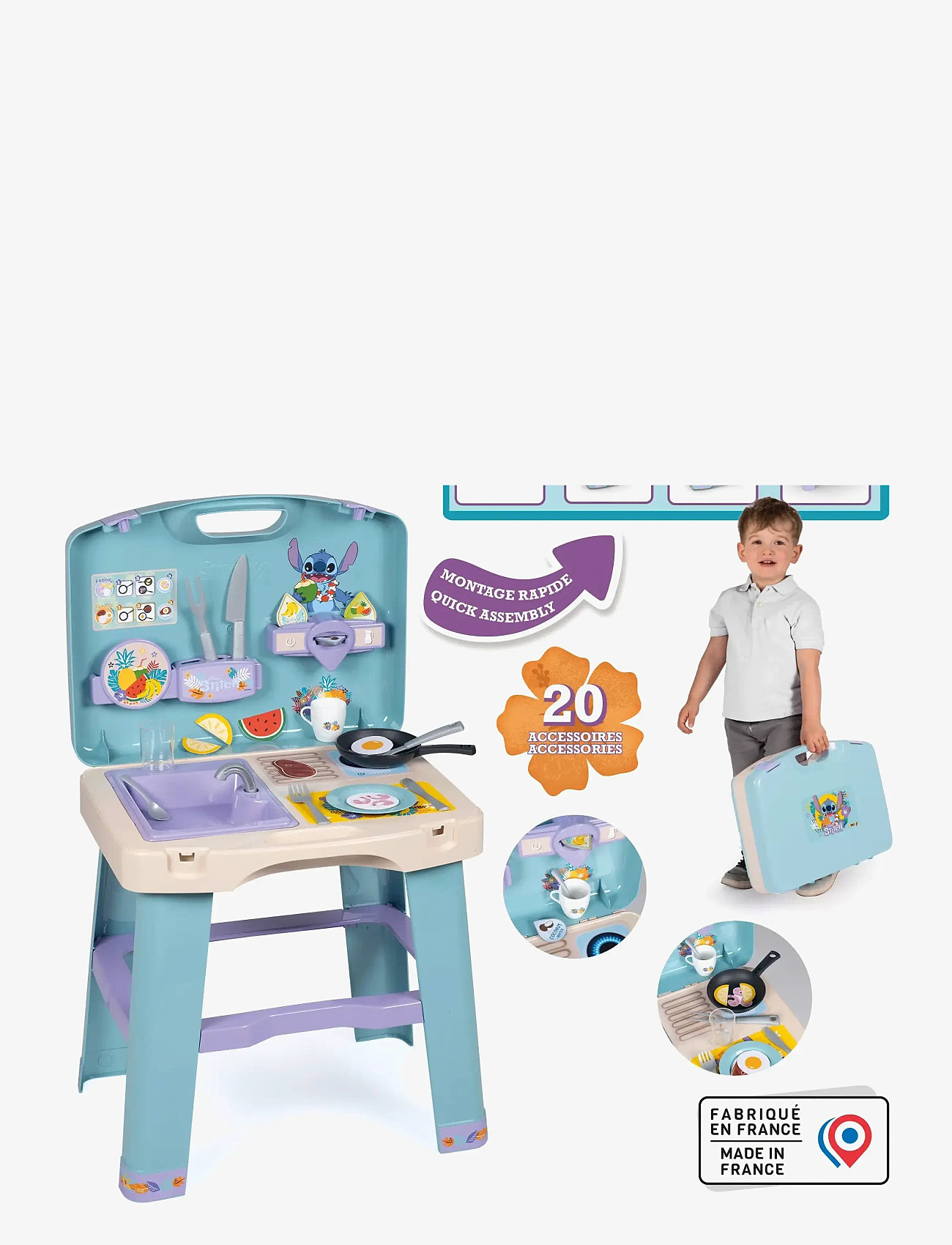 Smoby - Mobil kökslek (Chef’s corner) - toy kitchens - multi colorued - 4