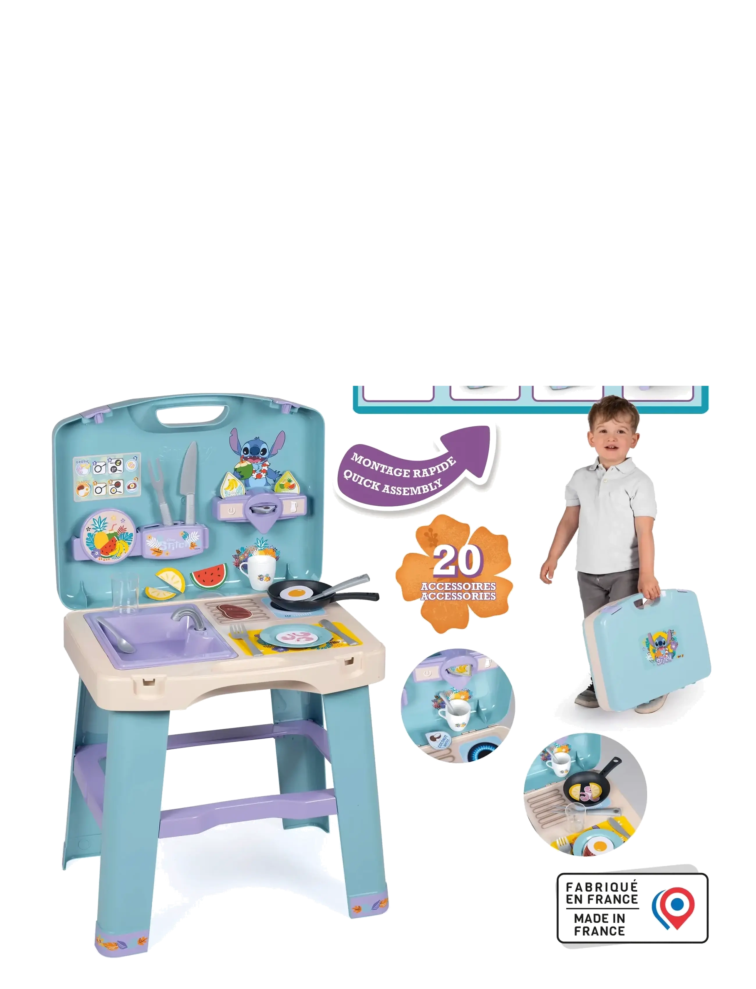 Smoby - Mobil kökslek (Chef’s corner) - toy kitchens - multi colorued - 4