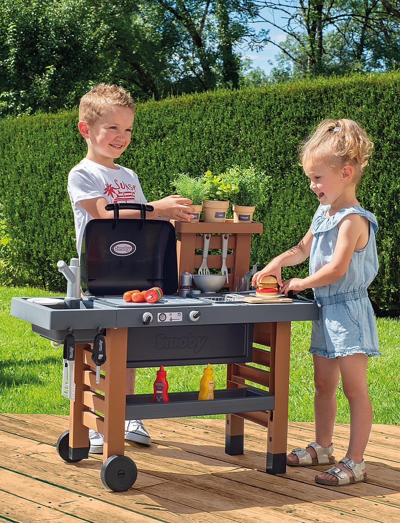 Smoby - Garden kitchen - mänguasjade turuplats - multicoloured - 0