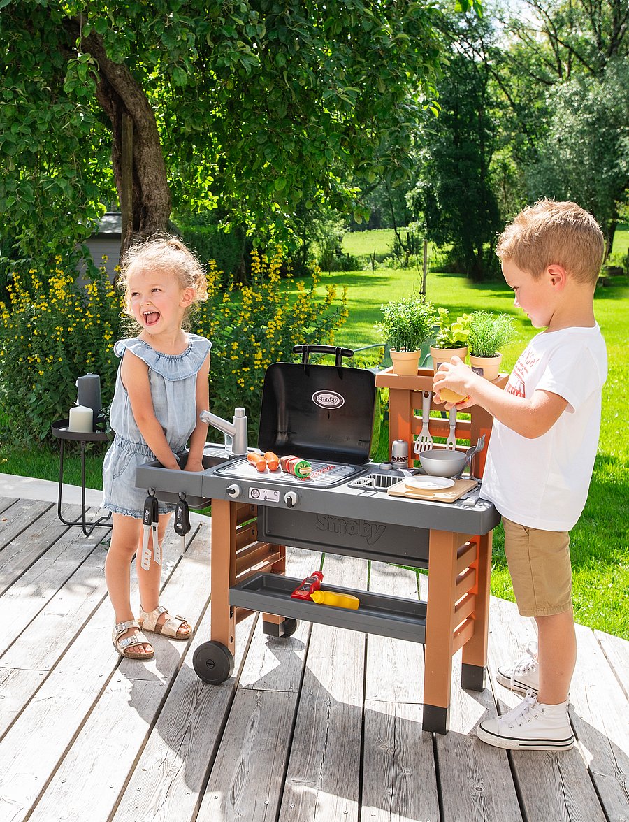 Smoby - Garden kitchen - mänguasjade turuplats - multicoloured - 5