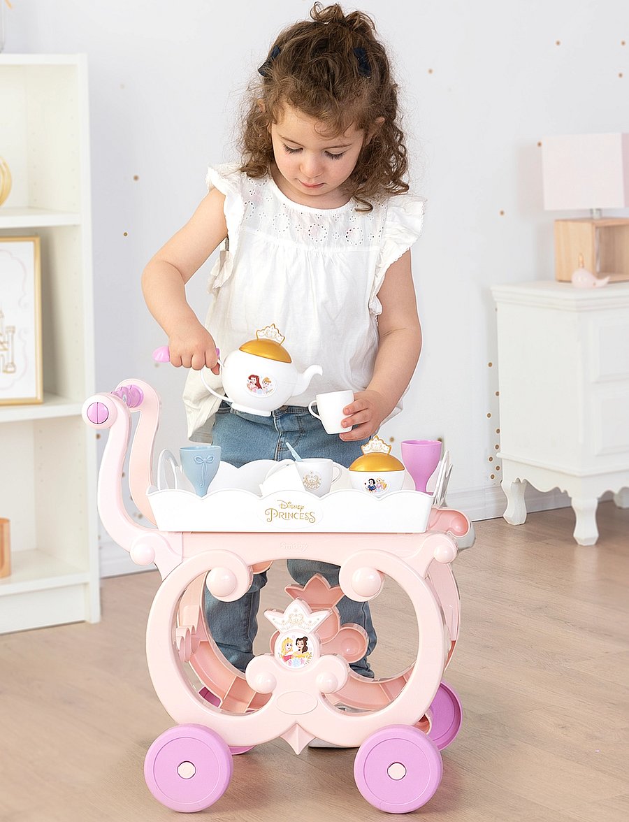 Smoby - Smoby Disney Princess Serveringsvagn - spielzeuglebensmittel & -torten - pink - 0