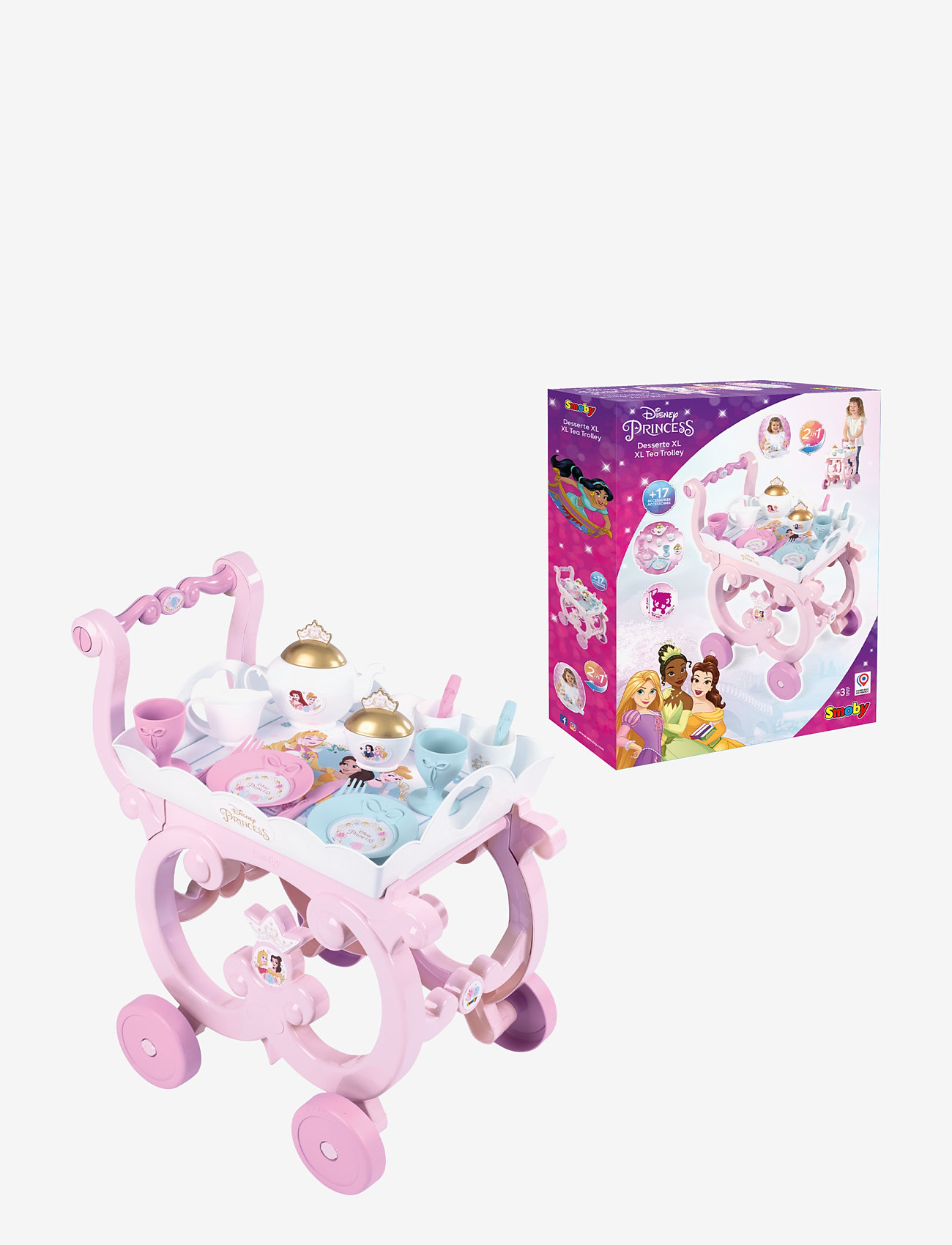 Smoby - Smoby Disney Princess Serveringsvagn - toy food & cakes - pink - 4