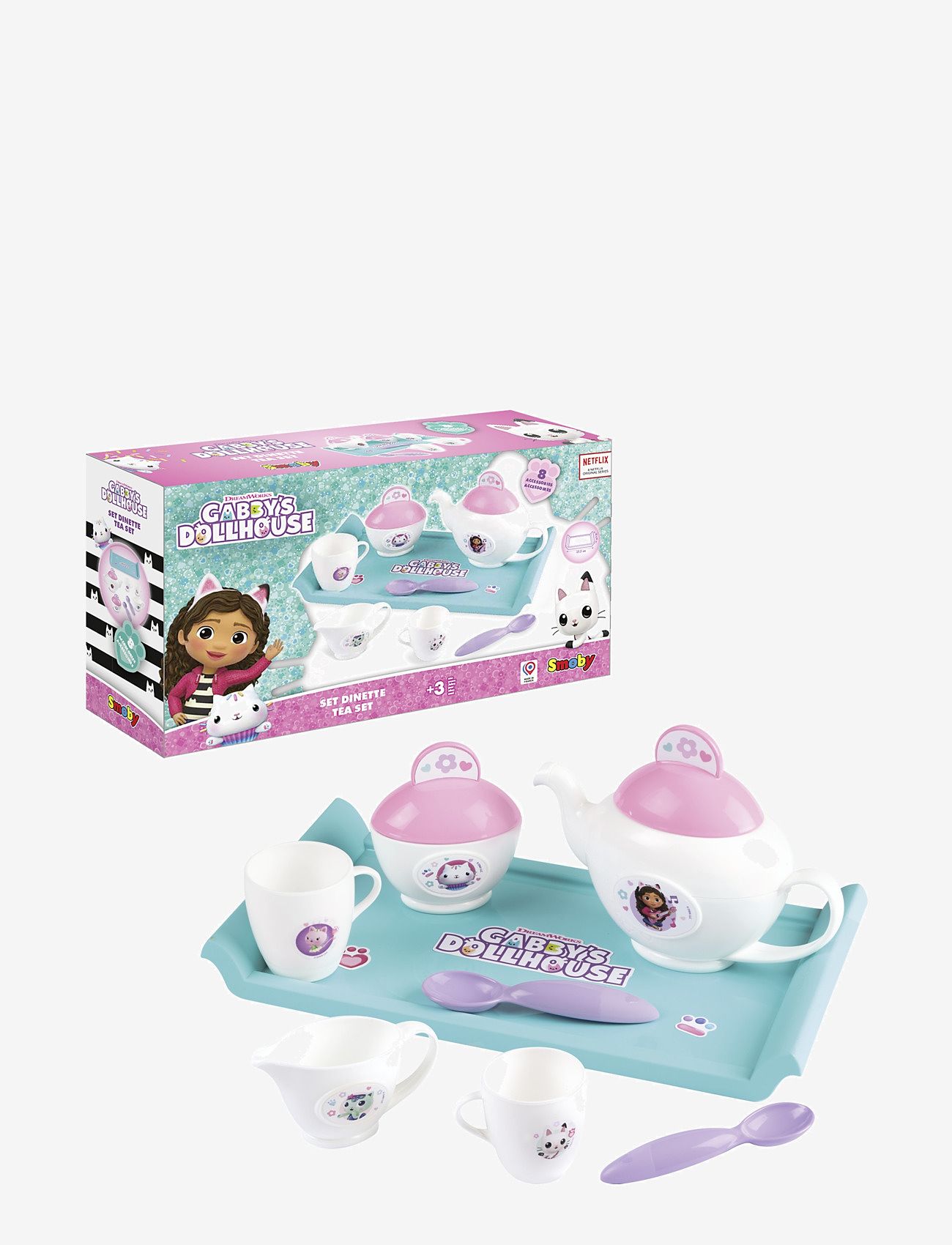 Smoby - Smoby Gabbys Dockskåp Teservis - kaffe & teserviser - multi coloured - 2