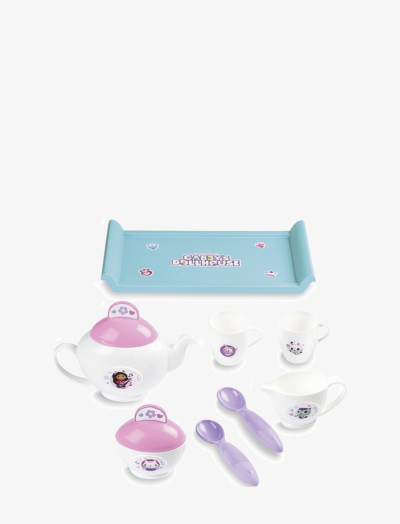 Smoby - Smoby Gabbys Dockskåp Teservis - coffee & tea sets - multi coloured - 4
