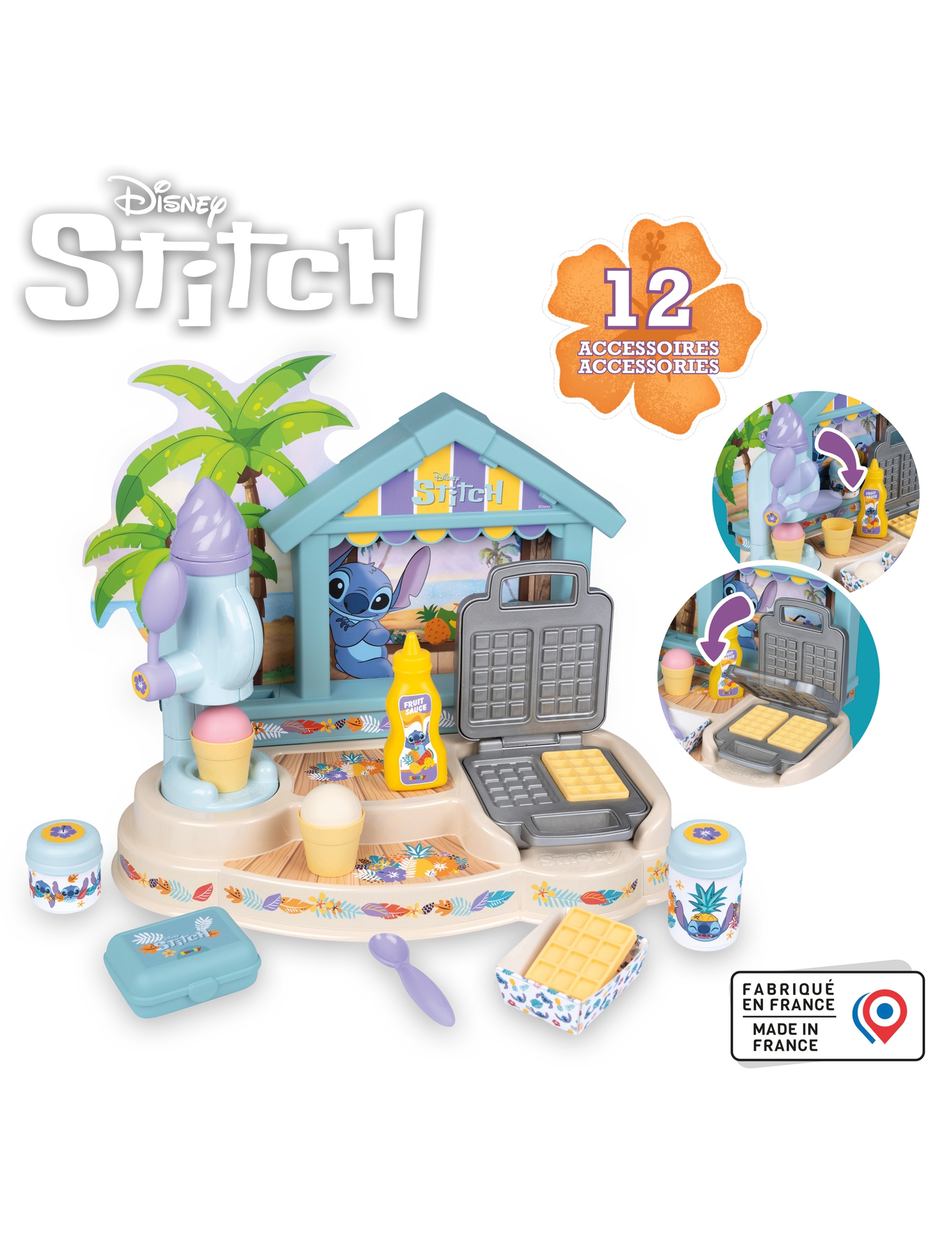Smoby - Stitch Beach Bar - koffie & thee-sets - muticolore - 3