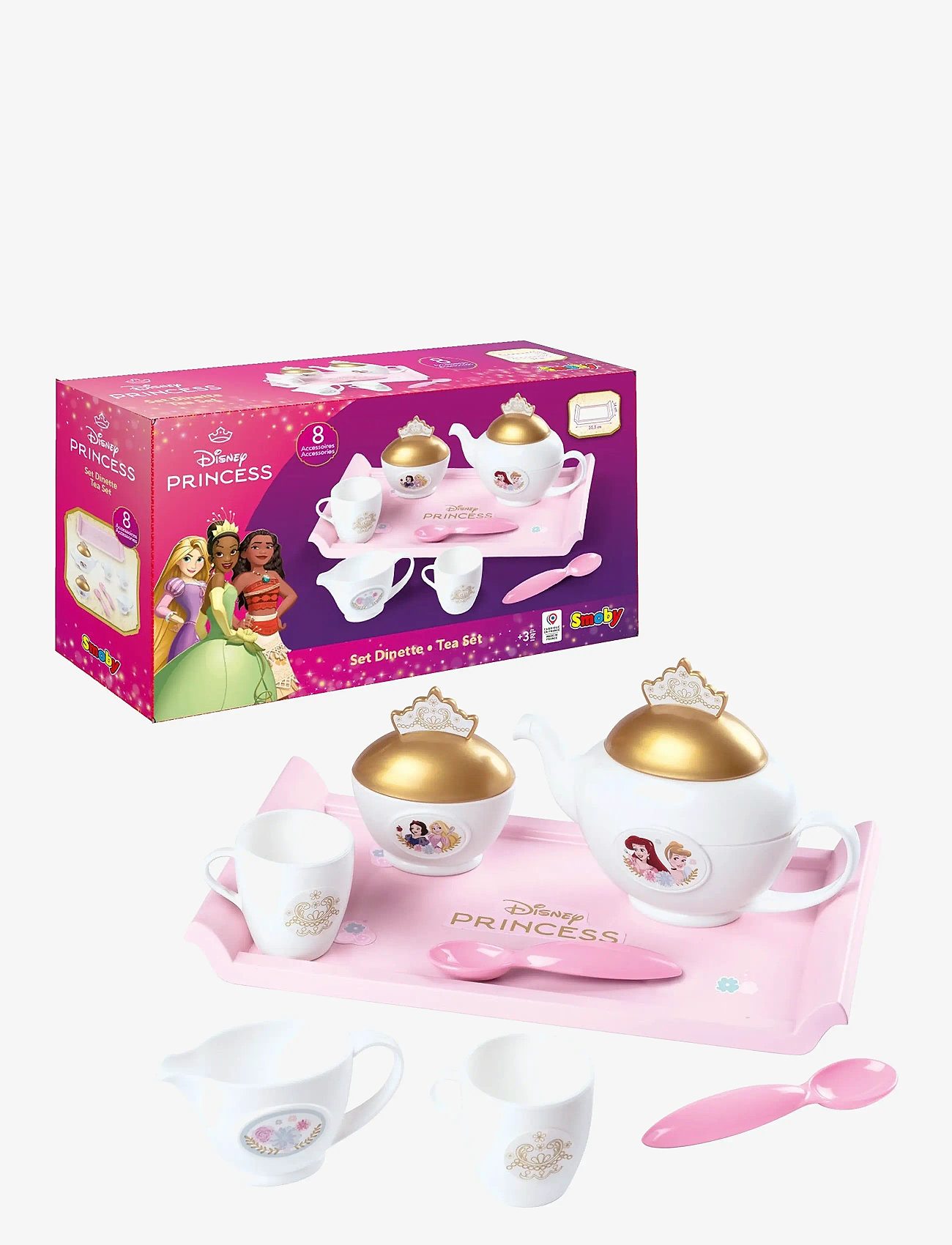 Smoby - Disney Princesses - Set Dinette - laveste priser - pink - 1