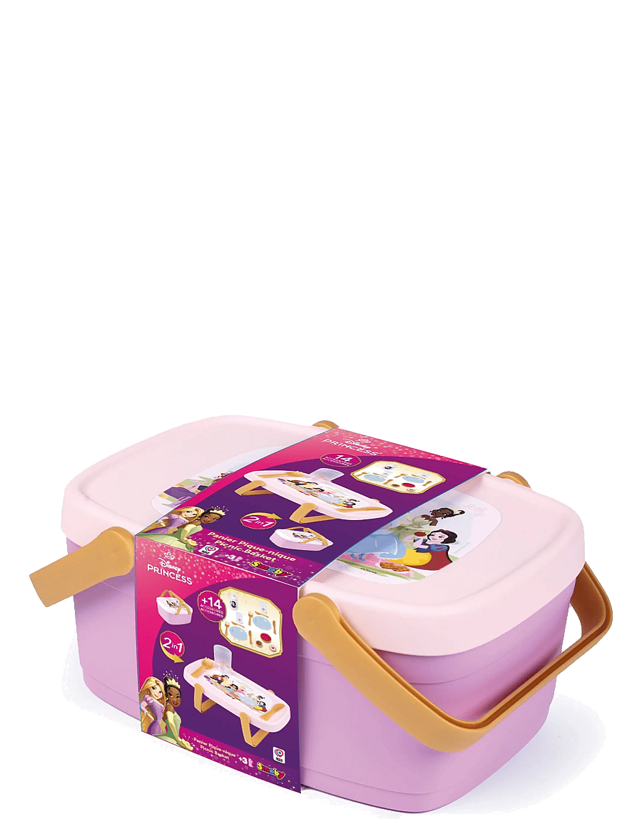 Smoby - Smoby Disney Princess 2in1 Picknickkorg - mänguköögi tarvikud - multicolor - 0