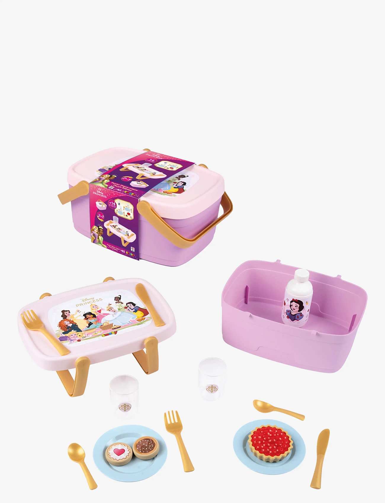Smoby - Smoby Disney Princess 2in1 Picknickkorg - toy kitchen accessories - multicolor - 1