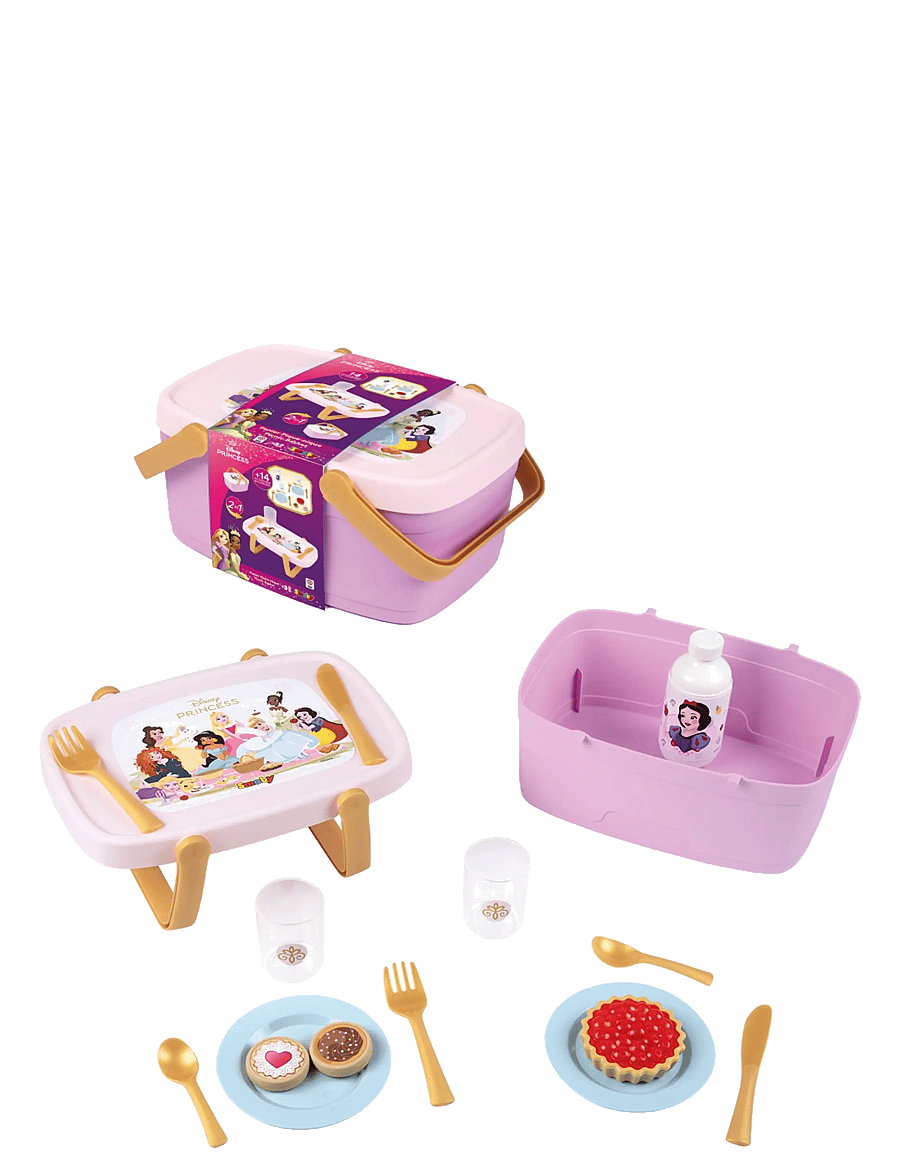 Smoby - Smoby Disney Princess 2in1 Picknickkorg - mänguköögi tarvikud - multicolor - 1