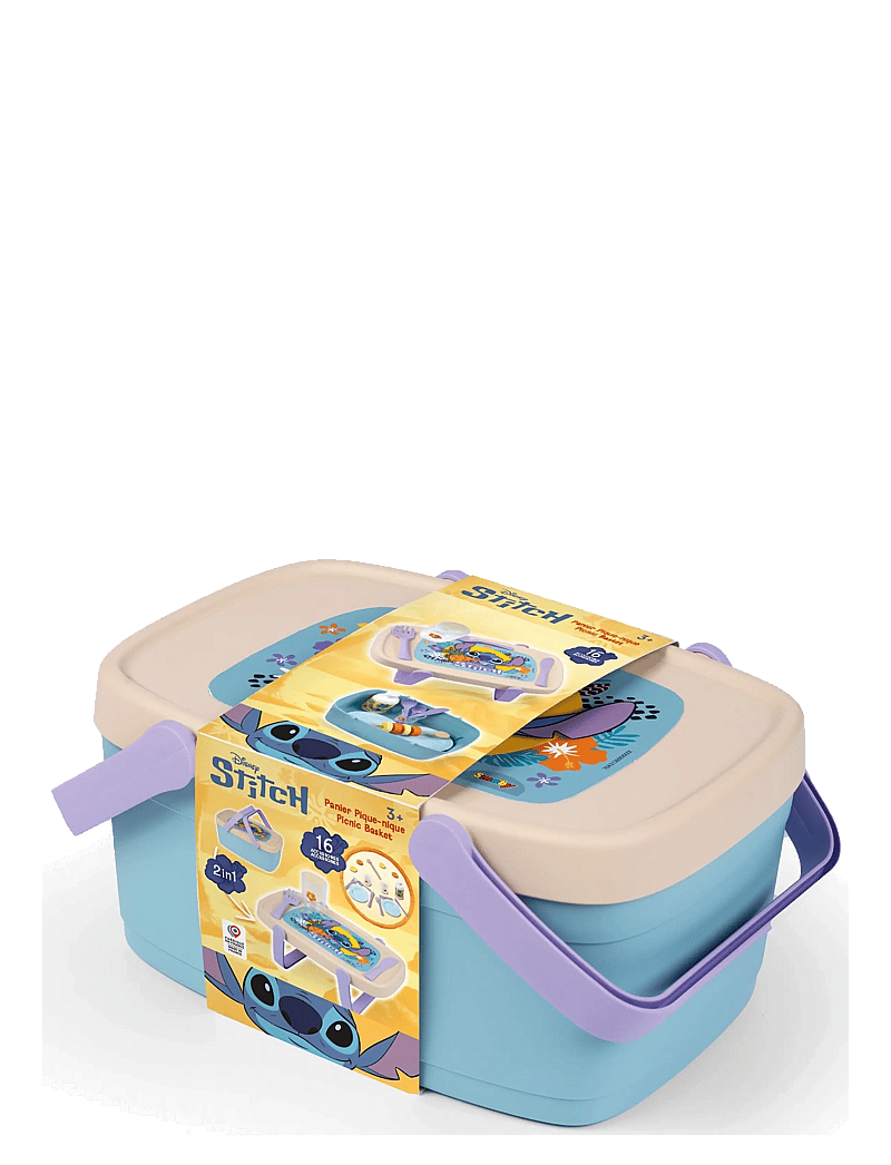 Smoby - Smoby Stitch 2in1 Picknickkorg - mänguköögi tarvikud - multicolor - 0