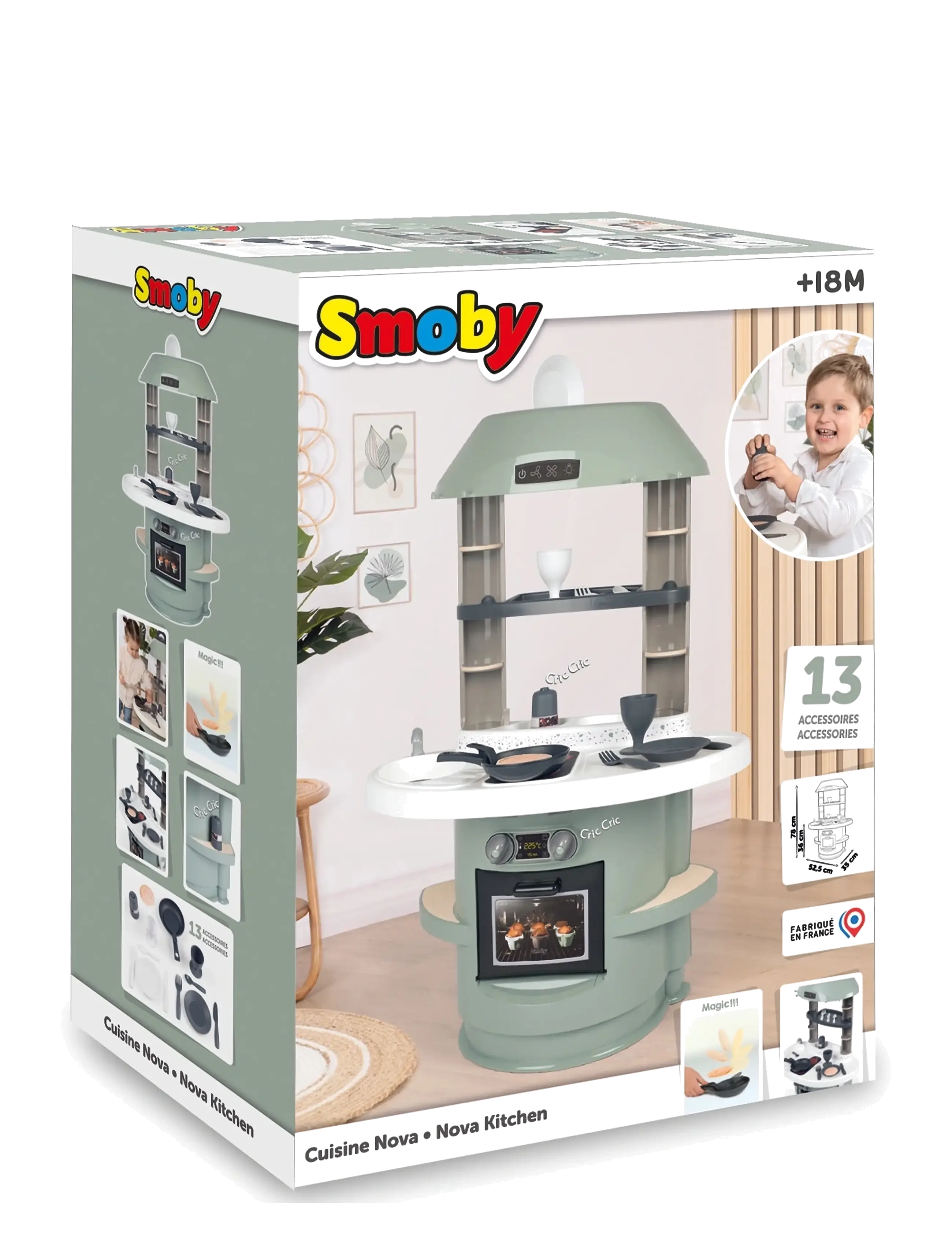Smoby - Smoby Nova Kök - spielzeugküchen - multicolor - 3
