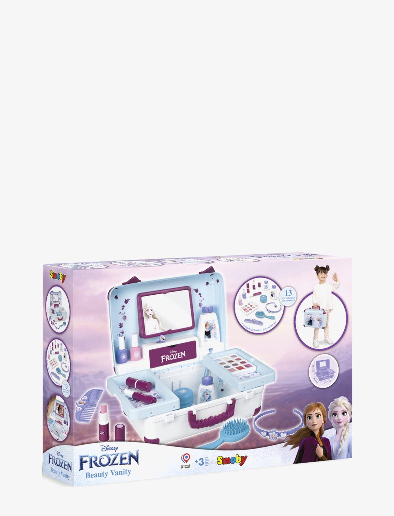 Smoby - Smoby Disney Frozen Sminkväska med Spegel - smink & smycken - blue - 1