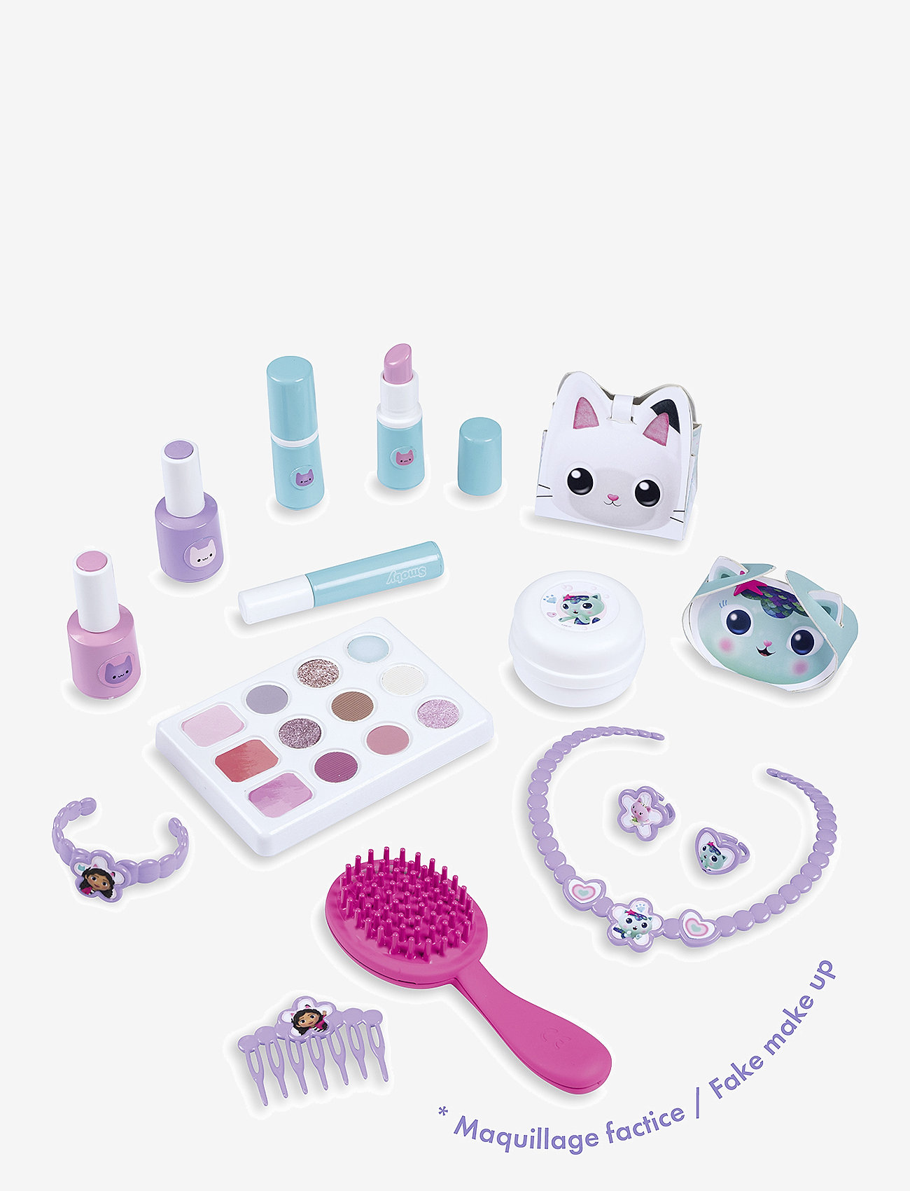 Smoby - Smoby Gabbys Dockskåp Sminkväska med Spegel - multi coloured - 5