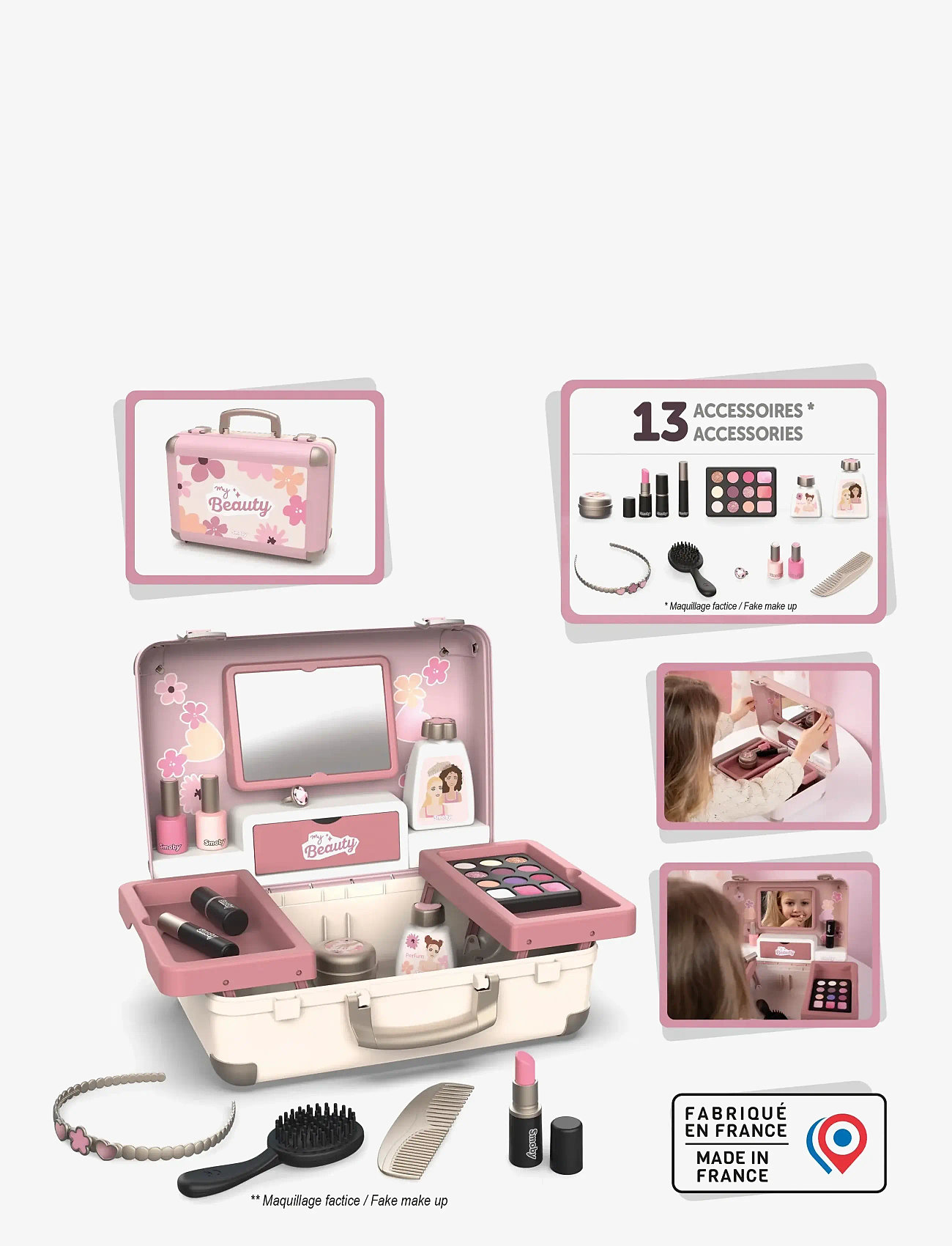 Smoby - My Beauty Vanity - makeup & smykker - multi colorued - 2