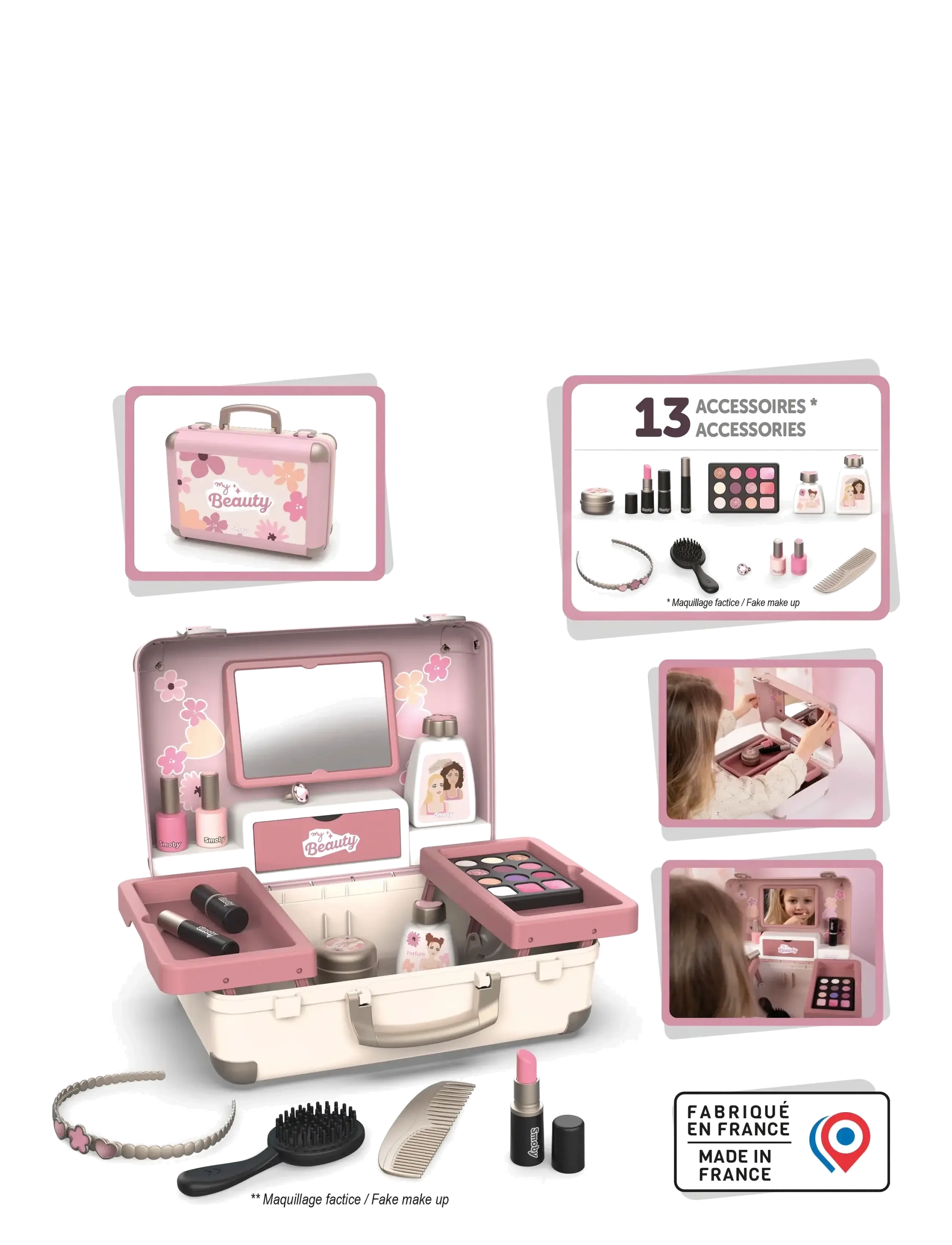 Smoby - My Beauty Vanity - make-up en sieraden - multi colorued - 2