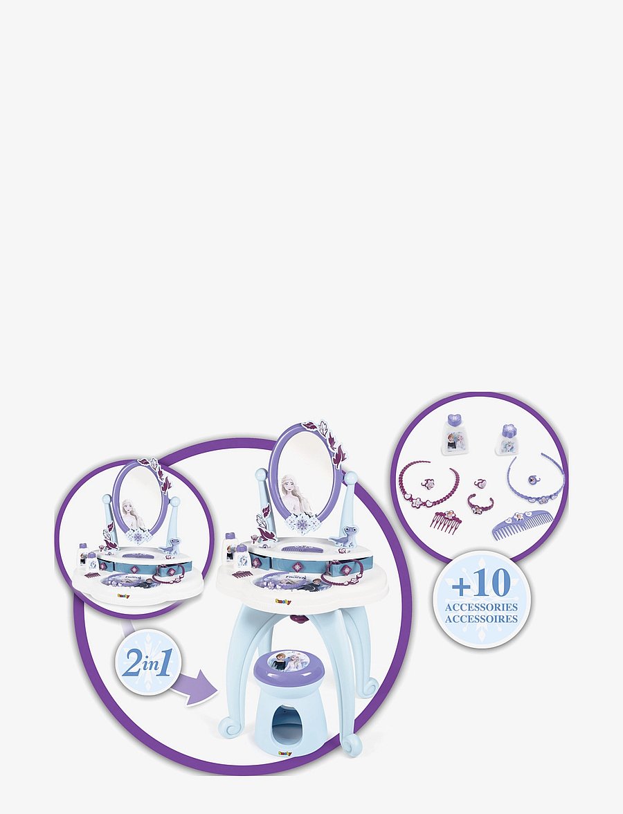Smoby - Smoby Disney Frozen 2 in 1 Dressing Table - blue - 5