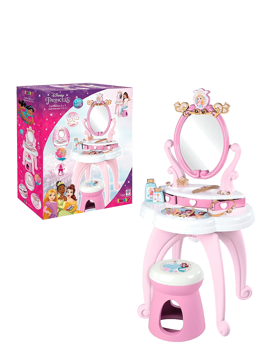 Smoby - Disney Princess 2 In 1 Hairdresser - fake make-up & zubehör - pink - 2
