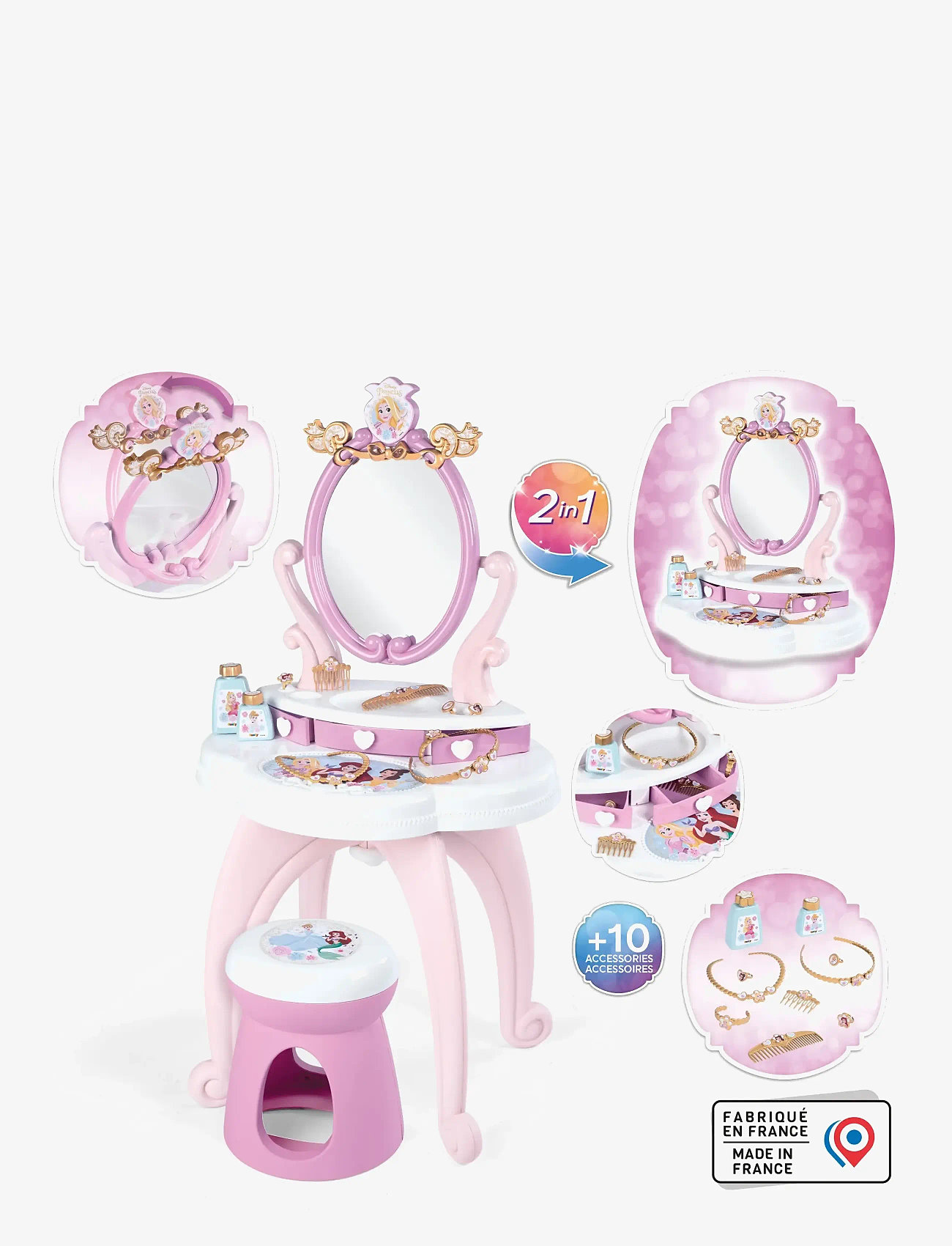 Smoby - Disney Princess 2 In 1 Hairdresser - pink - 4