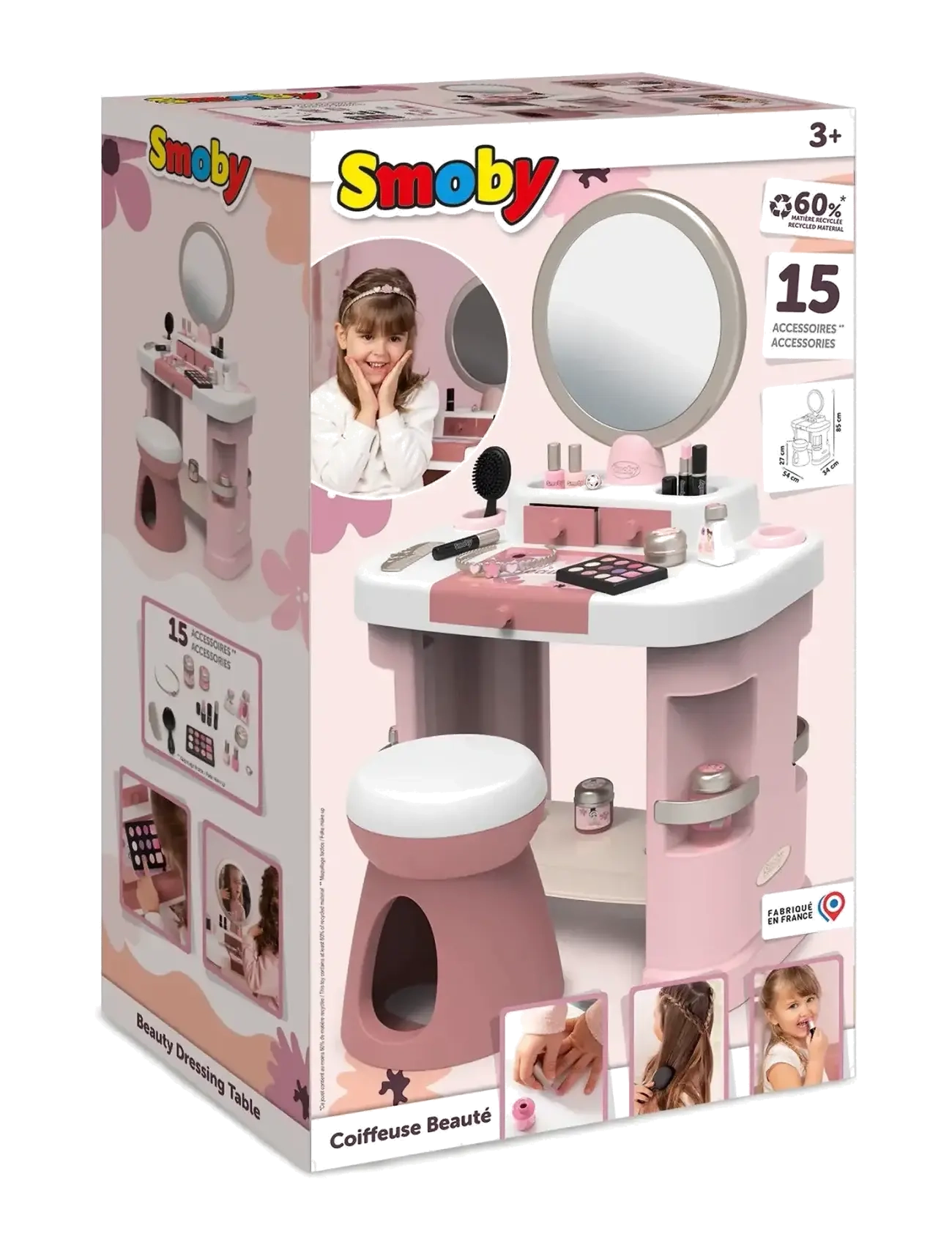 Smoby - My Beauty Dressing table - makijaż i biżuteria - multi colorued - 1