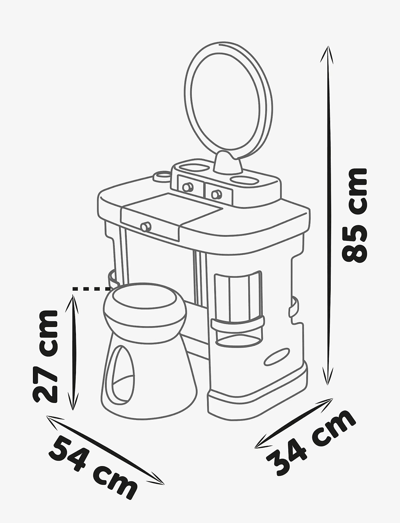Smoby - My Beauty Dressing table - fake make-up & zubehör - multi colorued - 5