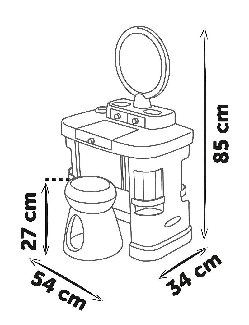 Smoby - My Beauty Dressing table - fake make-up & zubehör - multi colorued - 5