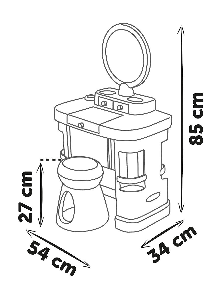 Smoby - My Beauty Dressing table - meik ja ehted - multi colorued - 4