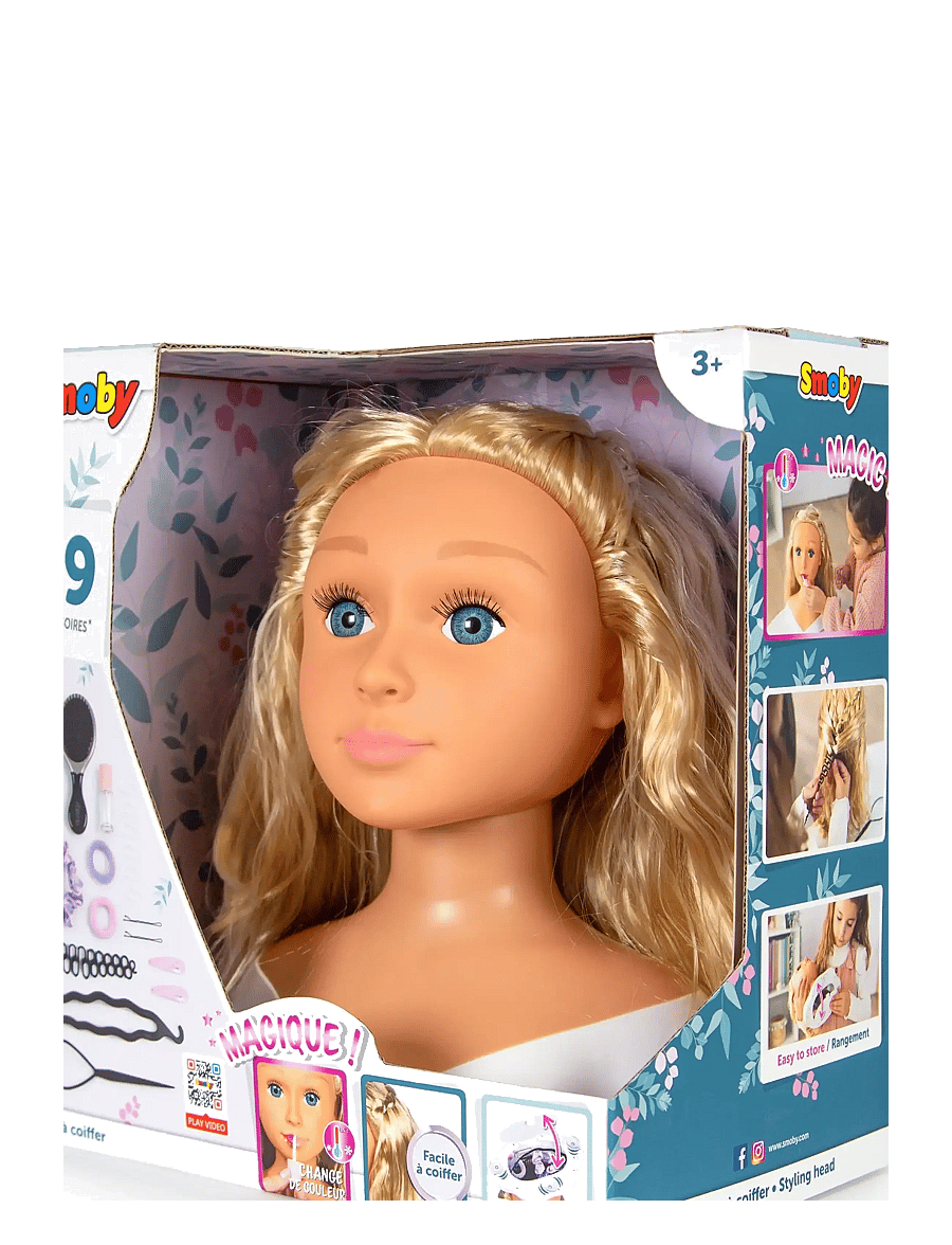 Smoby - Smoby My Beauty Styling Head - nuku stiliseerimispead - multi coloured - 3