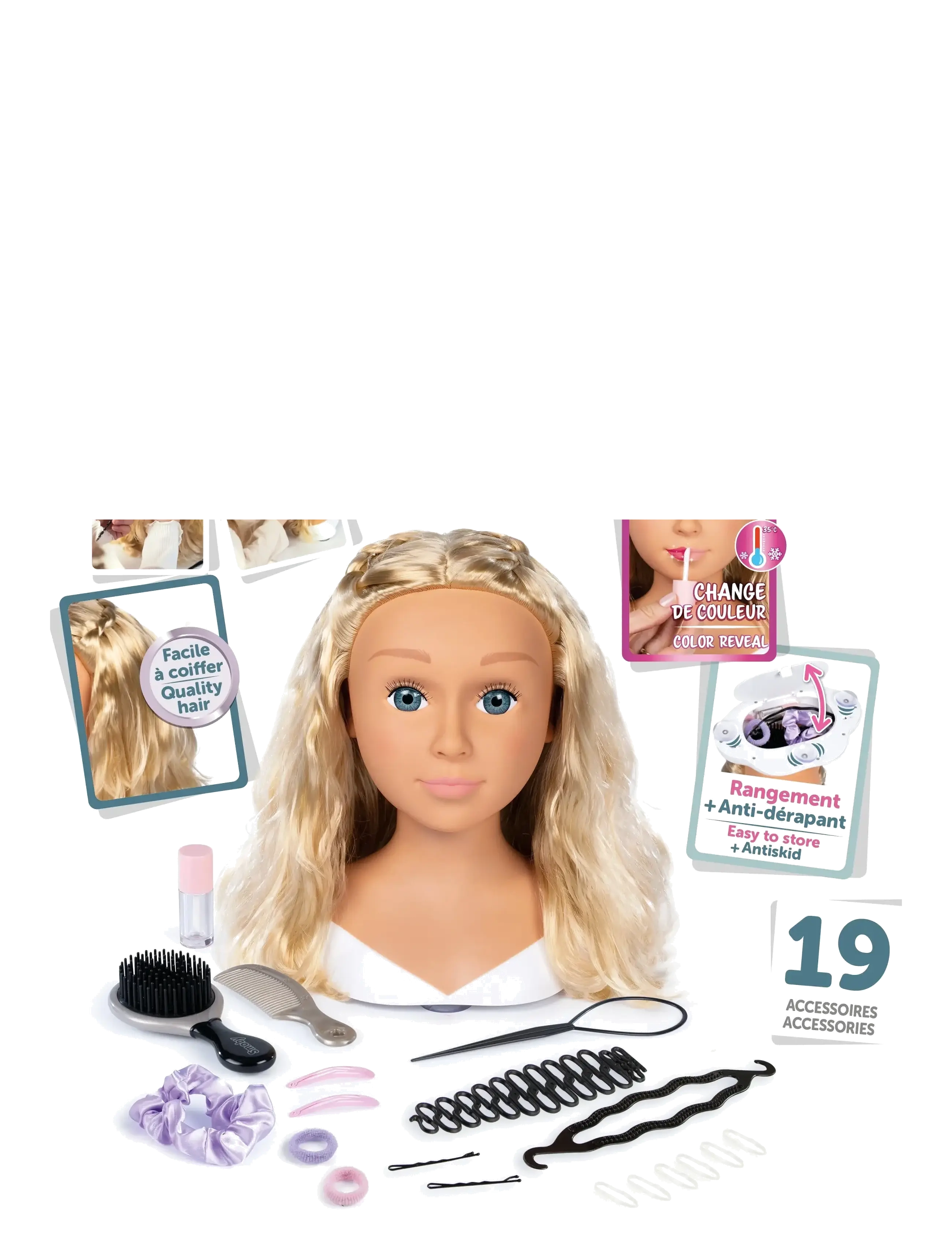 Smoby - Smoby My Beauty Styling Head - fødselsdagsgaver - multi coloured - 3