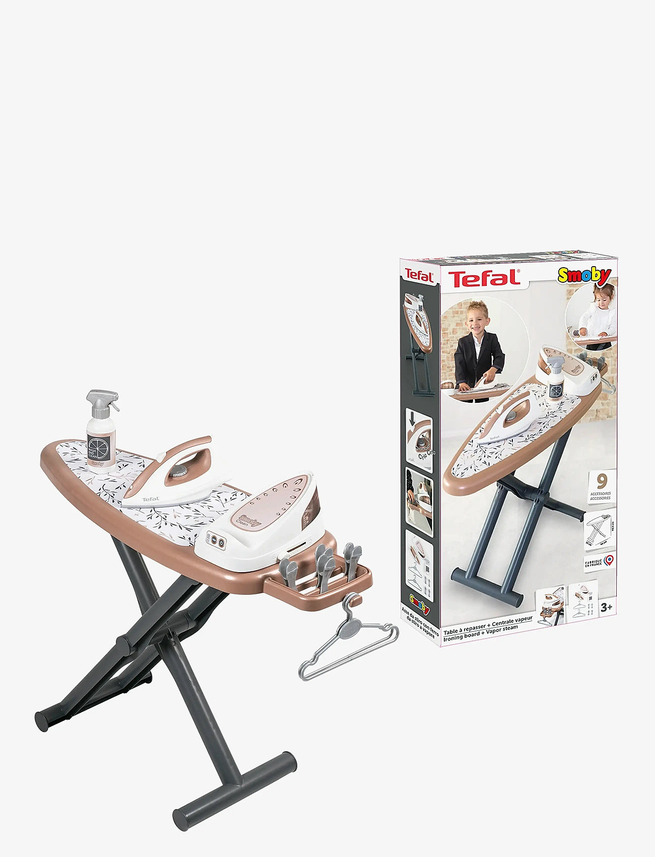 Smoby - Smoby Leksaksstrykjärn - rengøringsudstyr - grey - 2