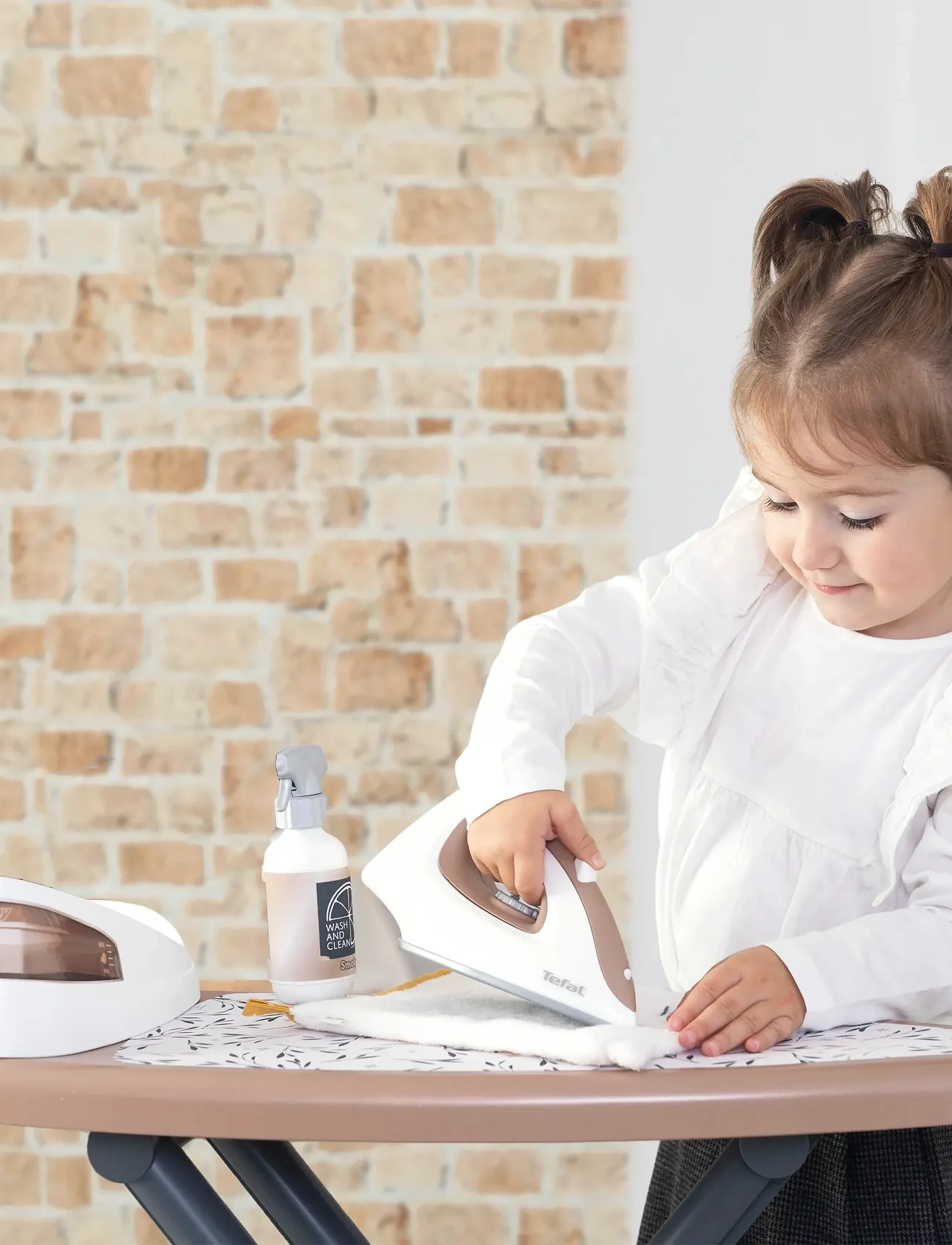 Smoby Leksaksstrykjärn, One Size, Role Play, Grau - Cleaning Spielzeug, Kinder