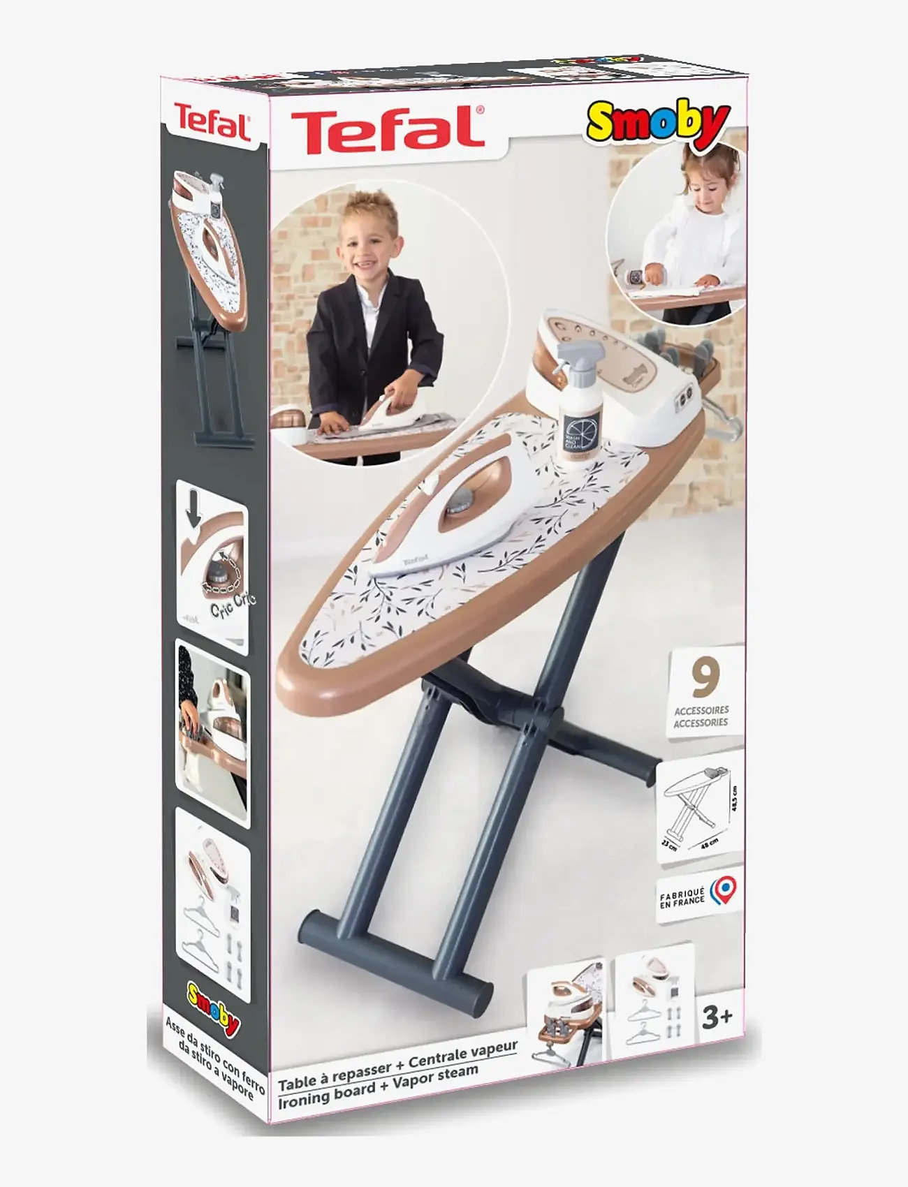 Smoby - Smoby Leksaksstrykjärn - rengøringsudstyr - grey - 3