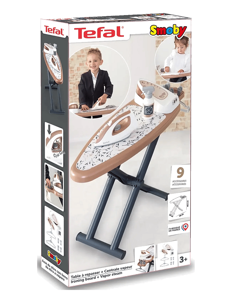 Smoby - Smoby Leksaksstrykjärn - reinigungsgeräte - grey - 3