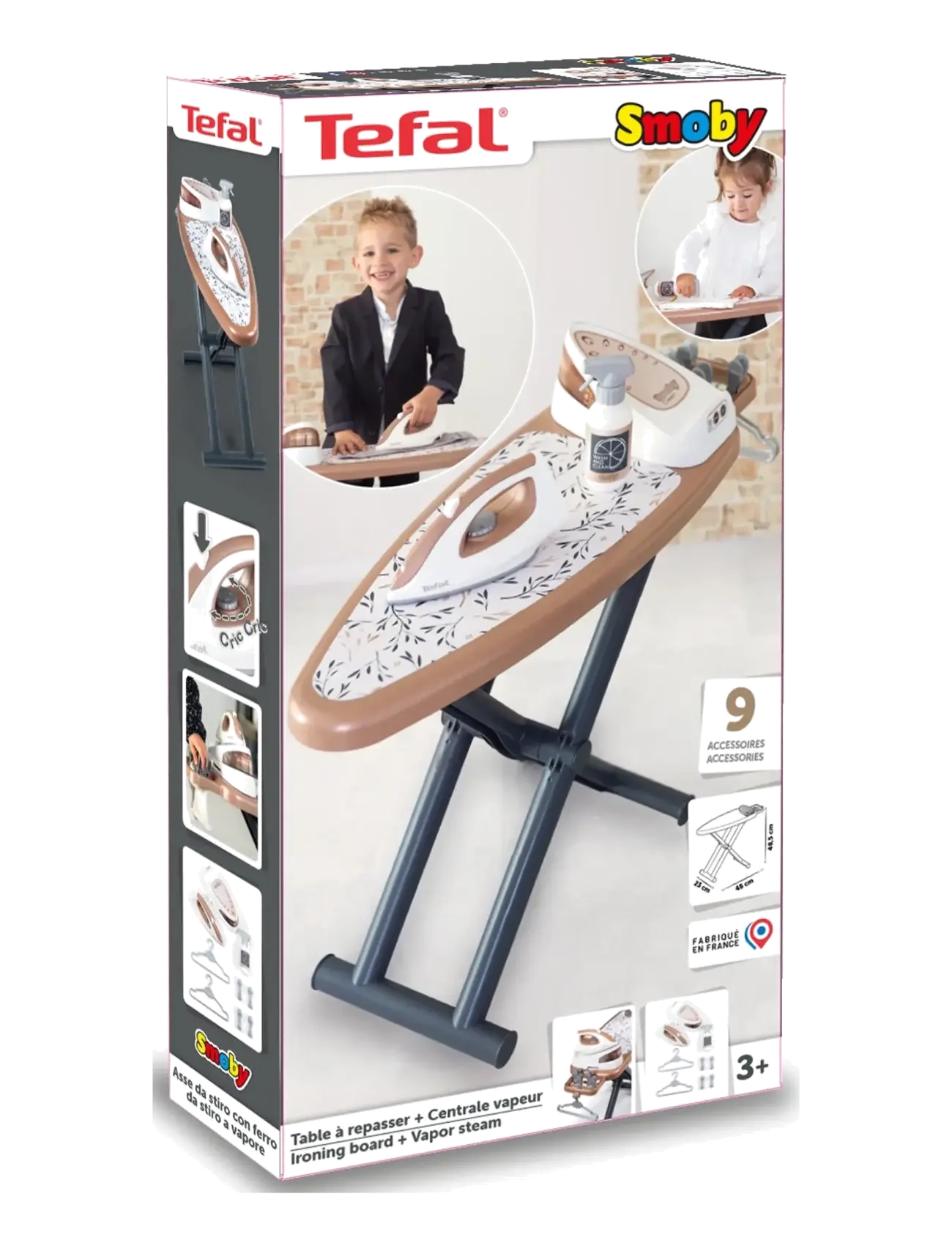 Smoby - Smoby Leksaksstrykjärn - fødselsdagsgaver - grey - 2