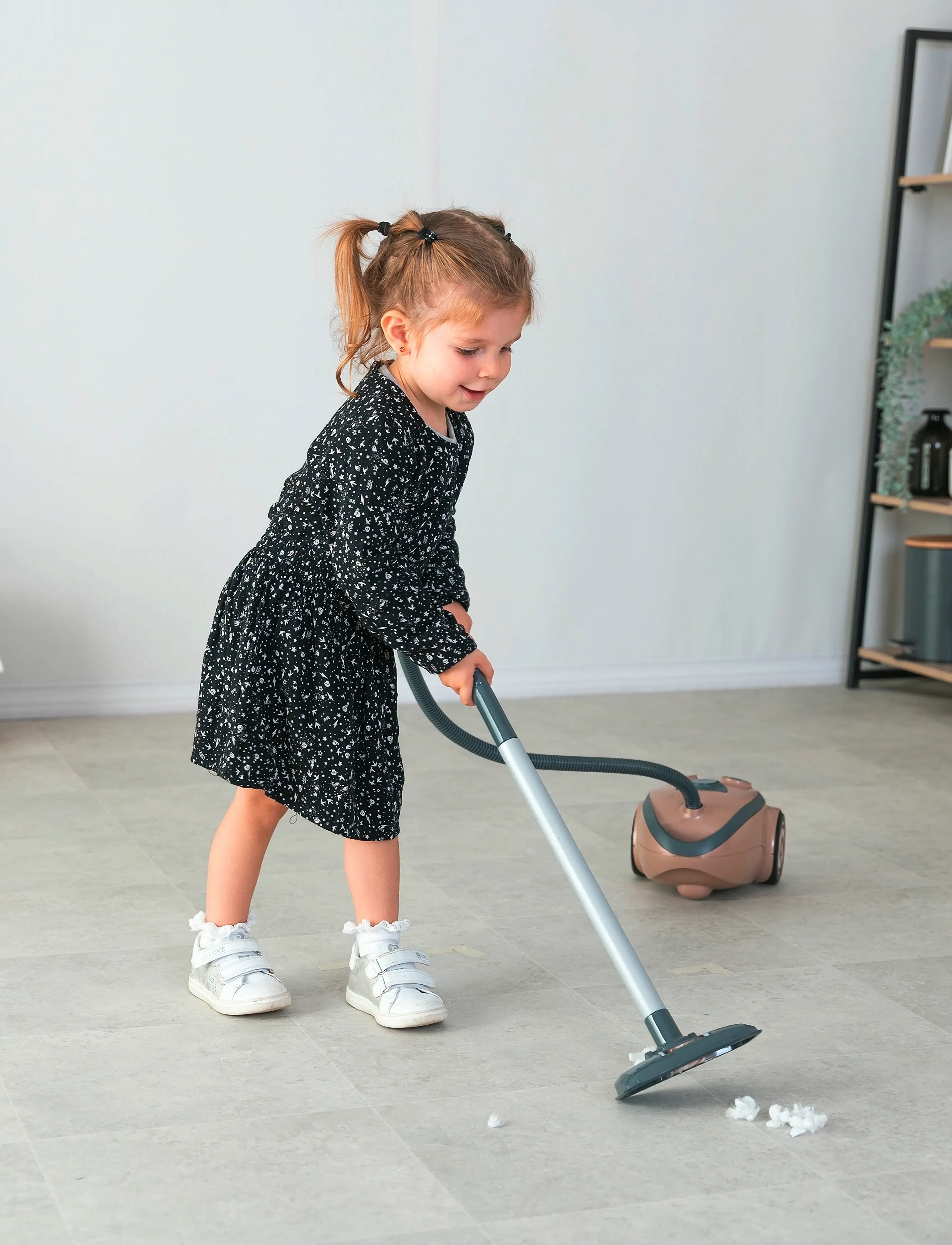Smoby Rowenta Vacuum Cleaner (Compact Toy), One Size, Role Play, Grau - Cleaning Spielzeug, Kinder