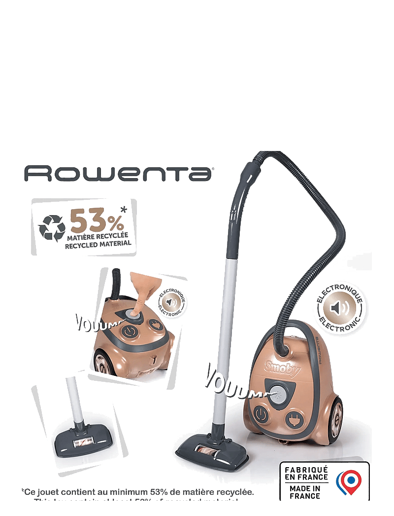 Smoby - Rowenta Vacuum Cleaner (Compact Toy) - reinigungsgeräte - multi colorued - 5