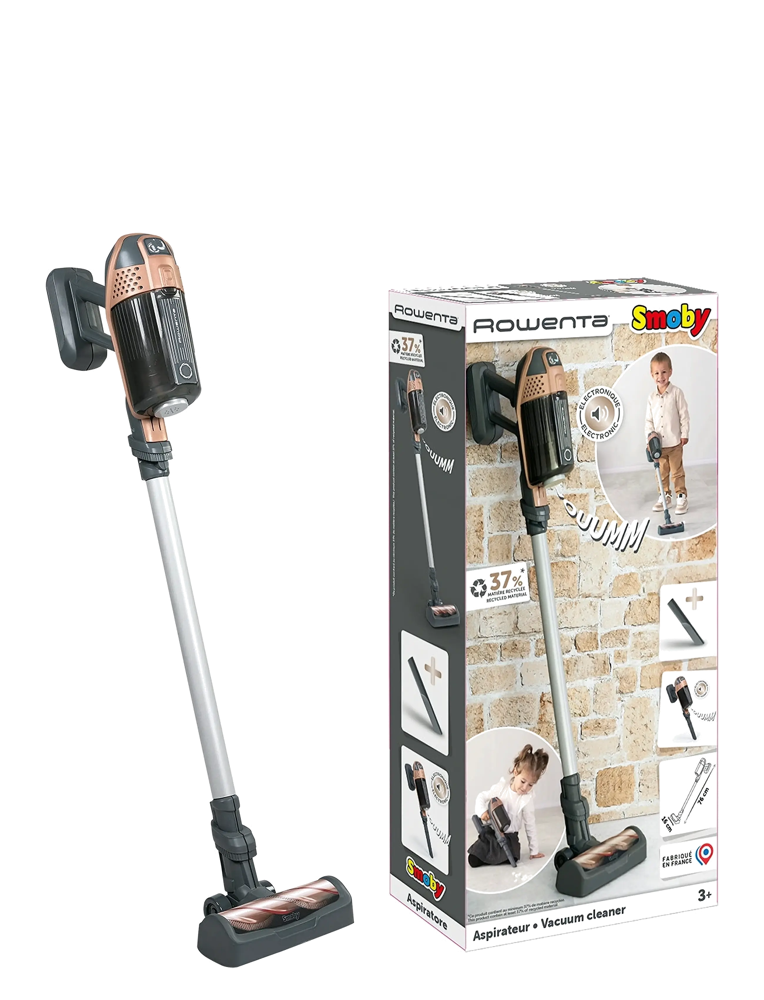 Smoby - Rowenta X Force Flex Vacuum Cleaner - reinigungsgeräte - grey - 2