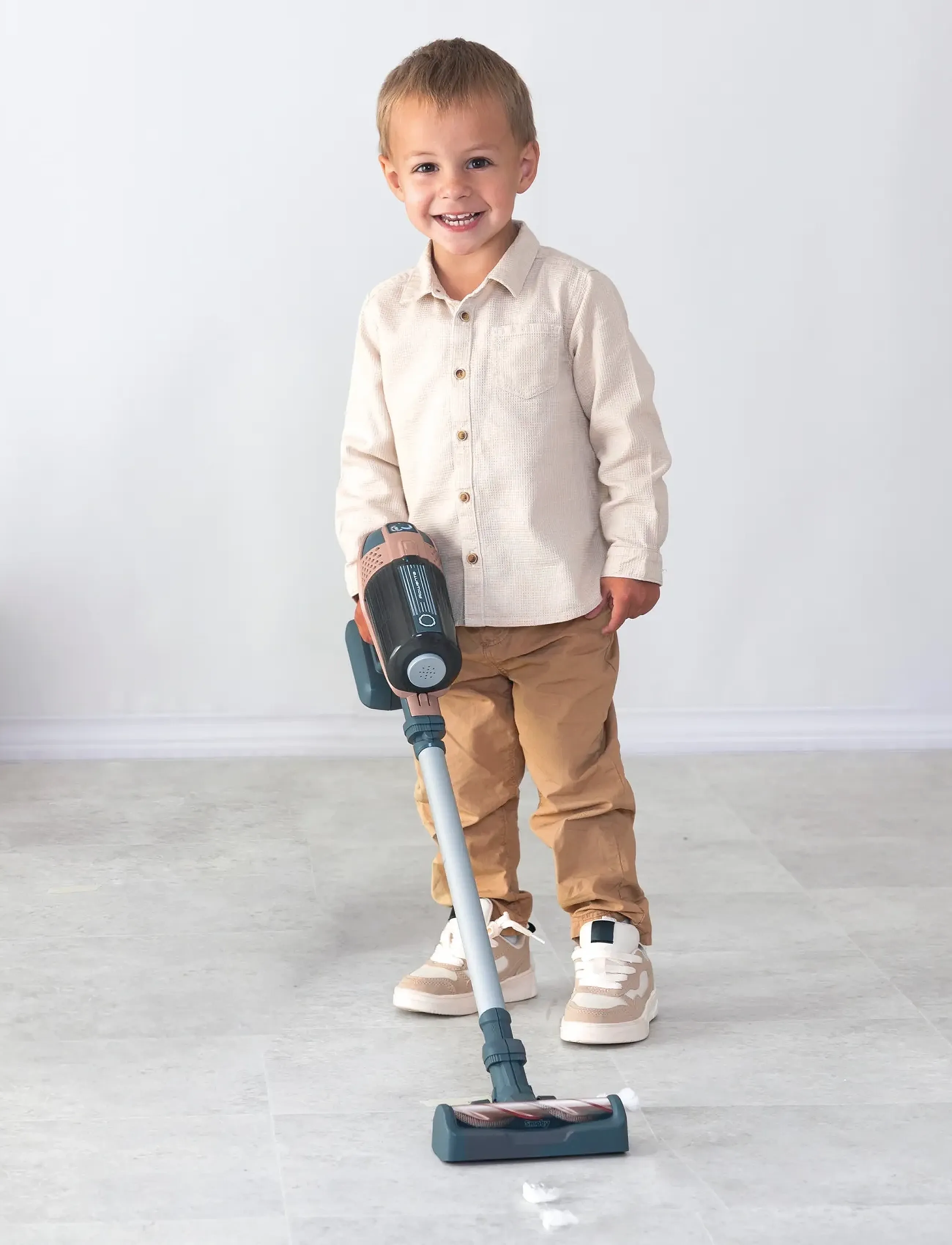 Smoby Rowenta X Force Flex Vacuum Cleaner, Børn, Rensning Legetøj, Grå, Str: ONE SIZE