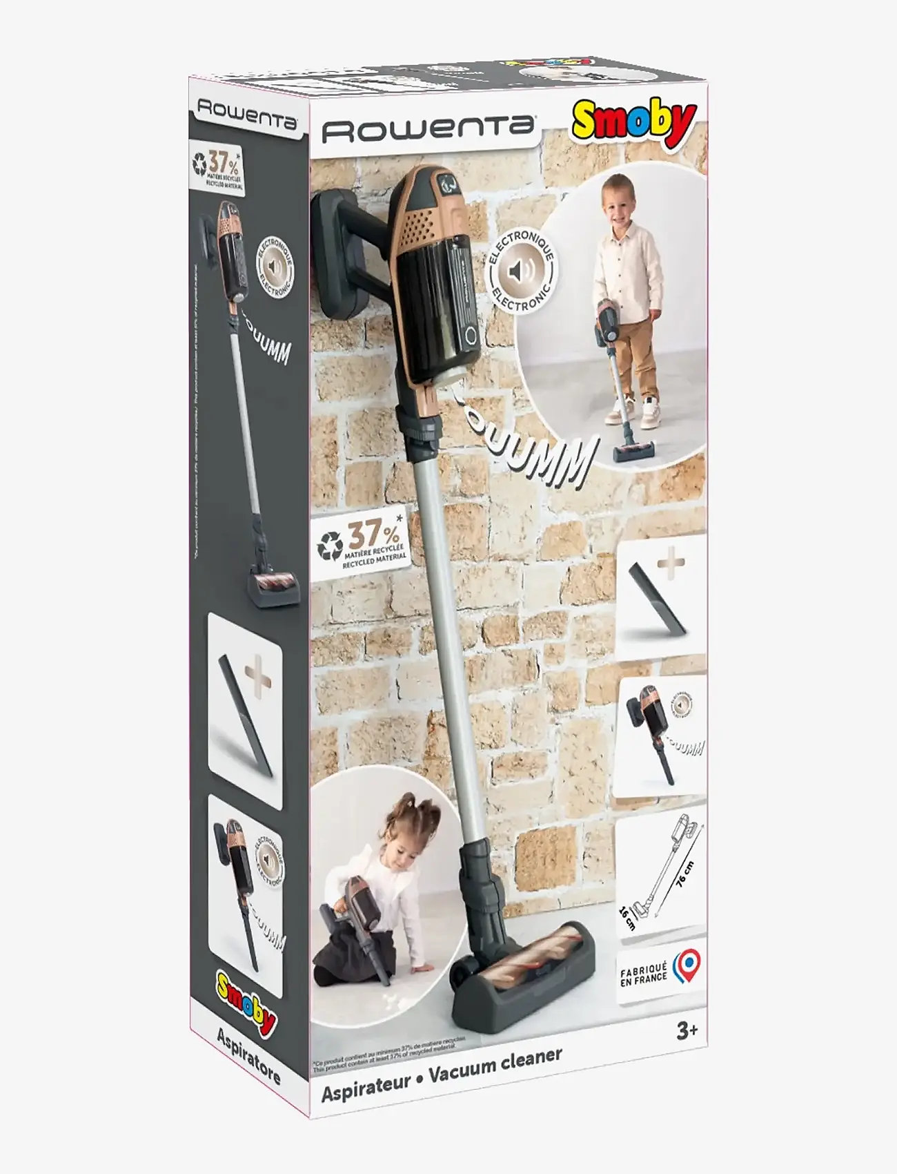 Smoby - Rowenta X Force Flex Vacuum Cleaner - reinigungsgeräte - grey - 3