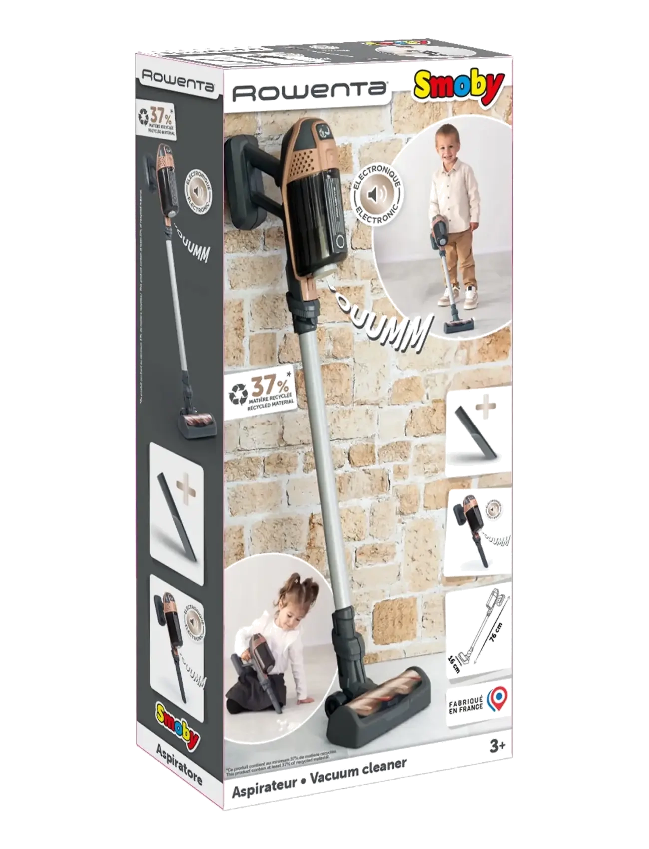 Smoby - Rowenta X Force Flex Vacuum Cleaner - reinigungsgeräte - grey - 3
