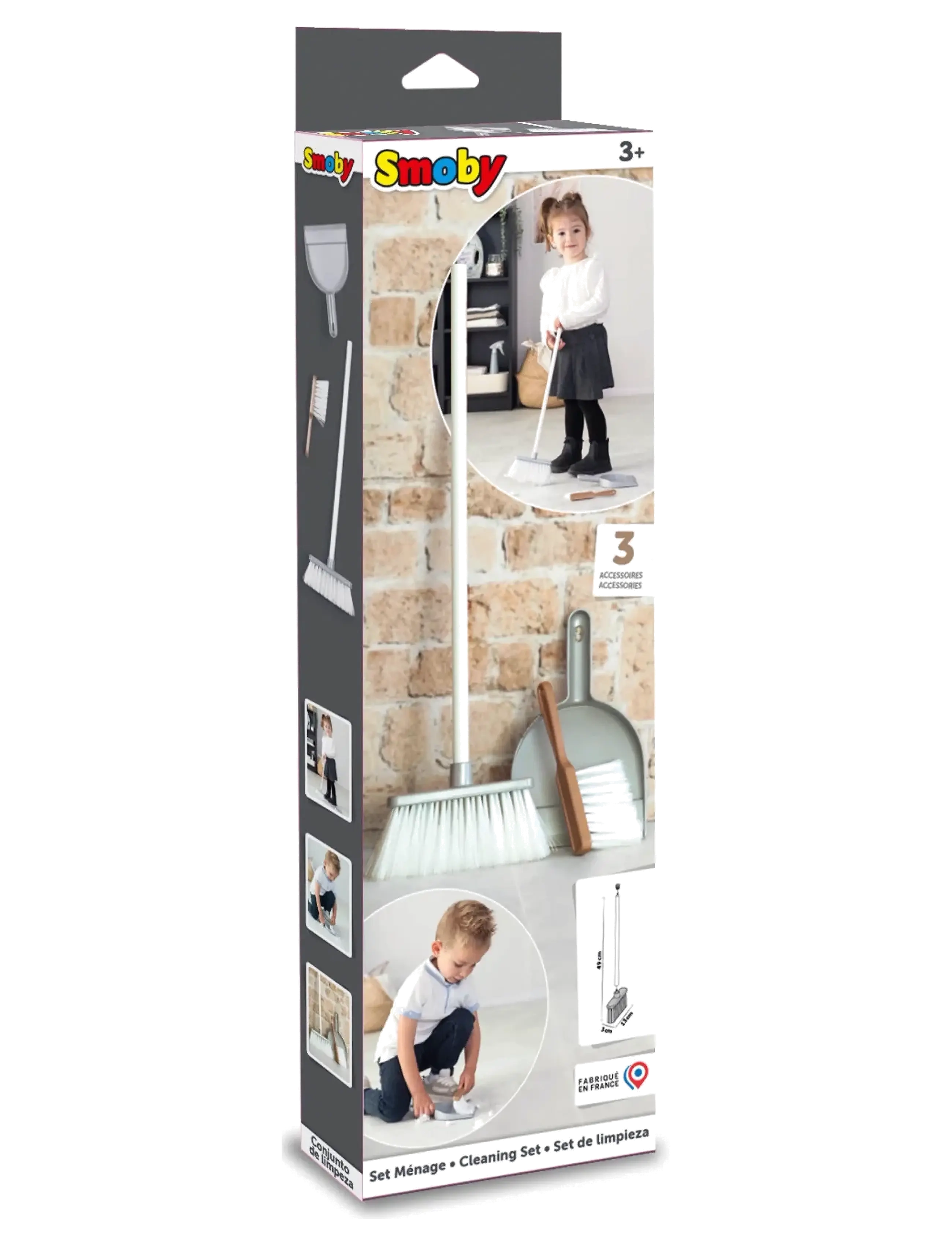 Smoby - Smoby Cleaning Set - de laveste prisene - multi colorued - 1