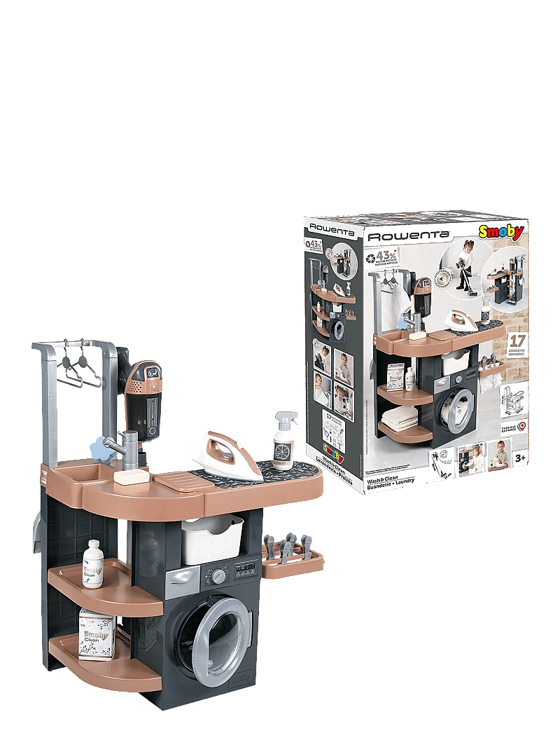 Smoby - Rowenta Wash&Clean Laundry - reinigungsgeräte - grey - 2