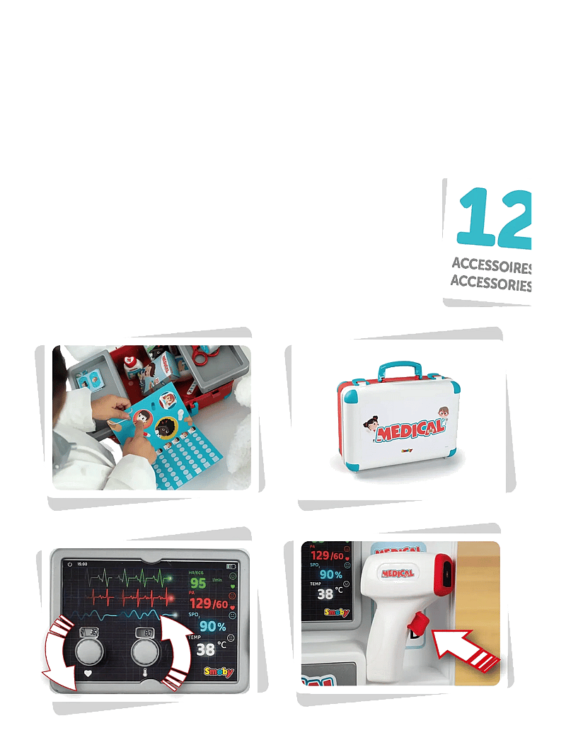 Smoby - Medical Case - kinder-arztkoffer - multi colorued - 4