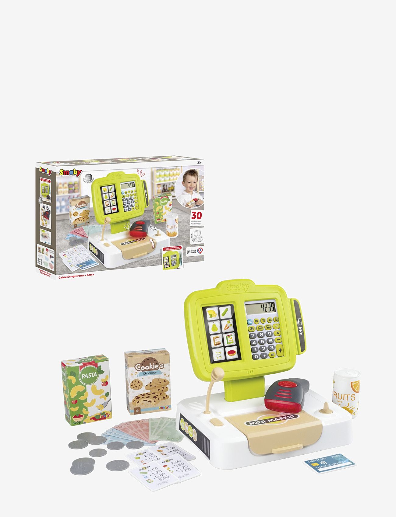 Smoby - Smoby Kassaapparat - legetøjskøbmandsboder - multi coloured - 2