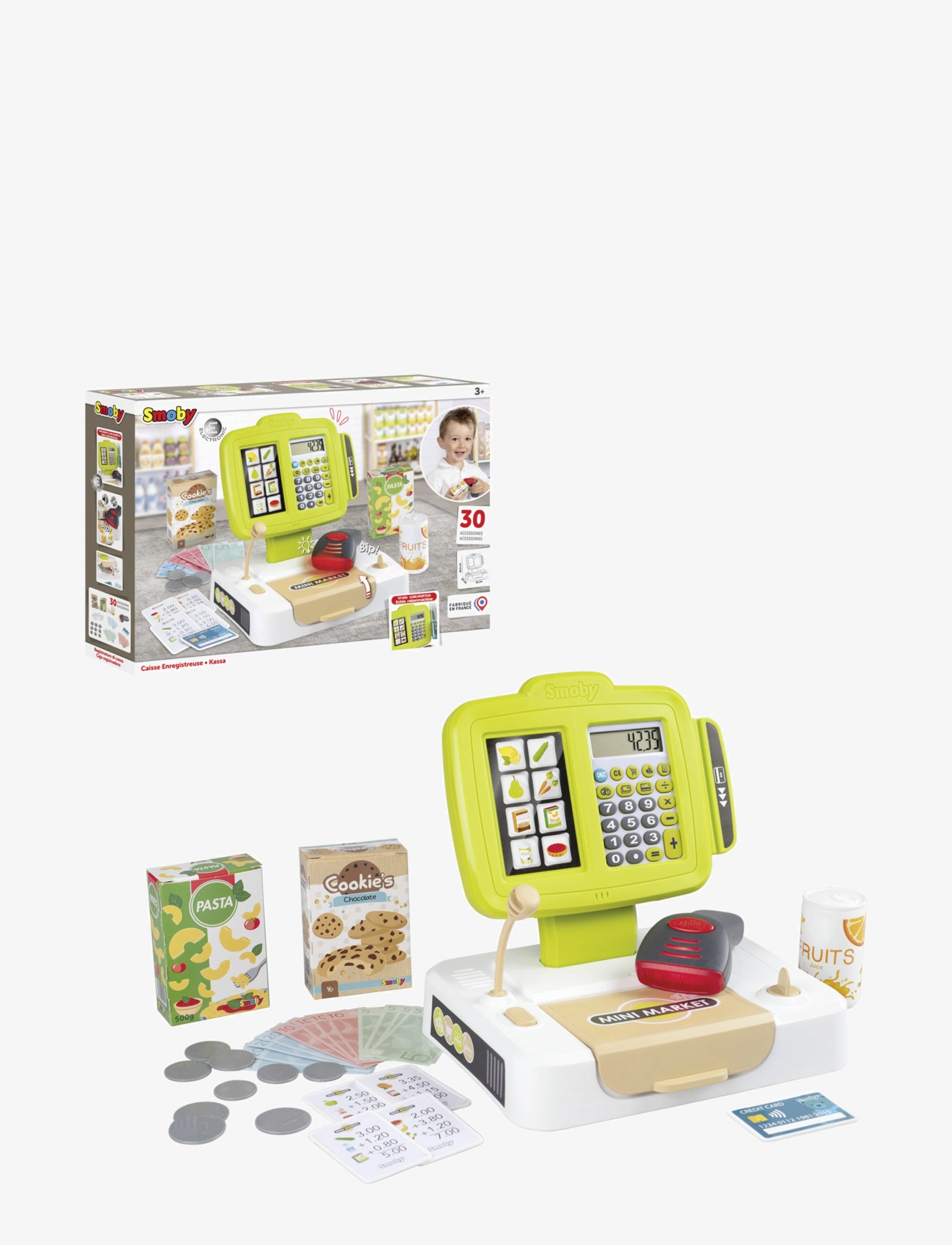 Smoby - Smoby Kassaapparat - legesæt og tilbehør til supermarkeder - multi coloured - 1