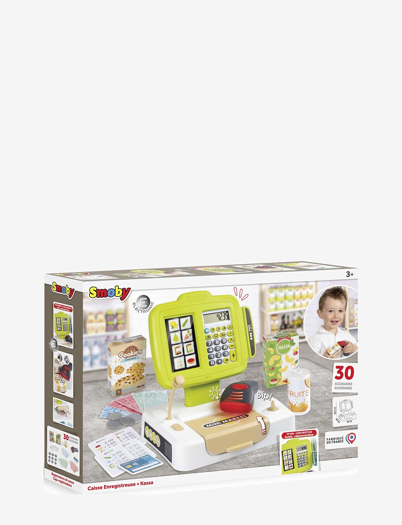 Smoby - Smoby Kassaapparat - legetøjskøbmandsboder - multi coloured - 3