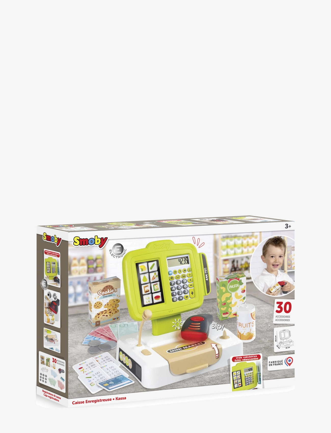 Smoby - Smoby Kassaapparat - legesæt og tilbehør til supermarkeder - multi coloured - 2