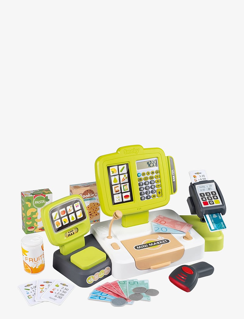 Smoby - Large Cash Register - rinkiniai ir priedai parduotuvei - green - 0